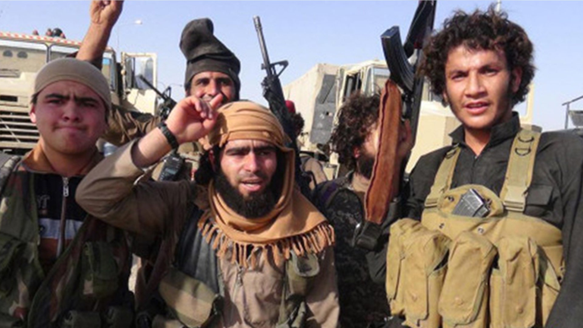 Photos of Iraqi Military gear claimed by ISIS in Ramadi