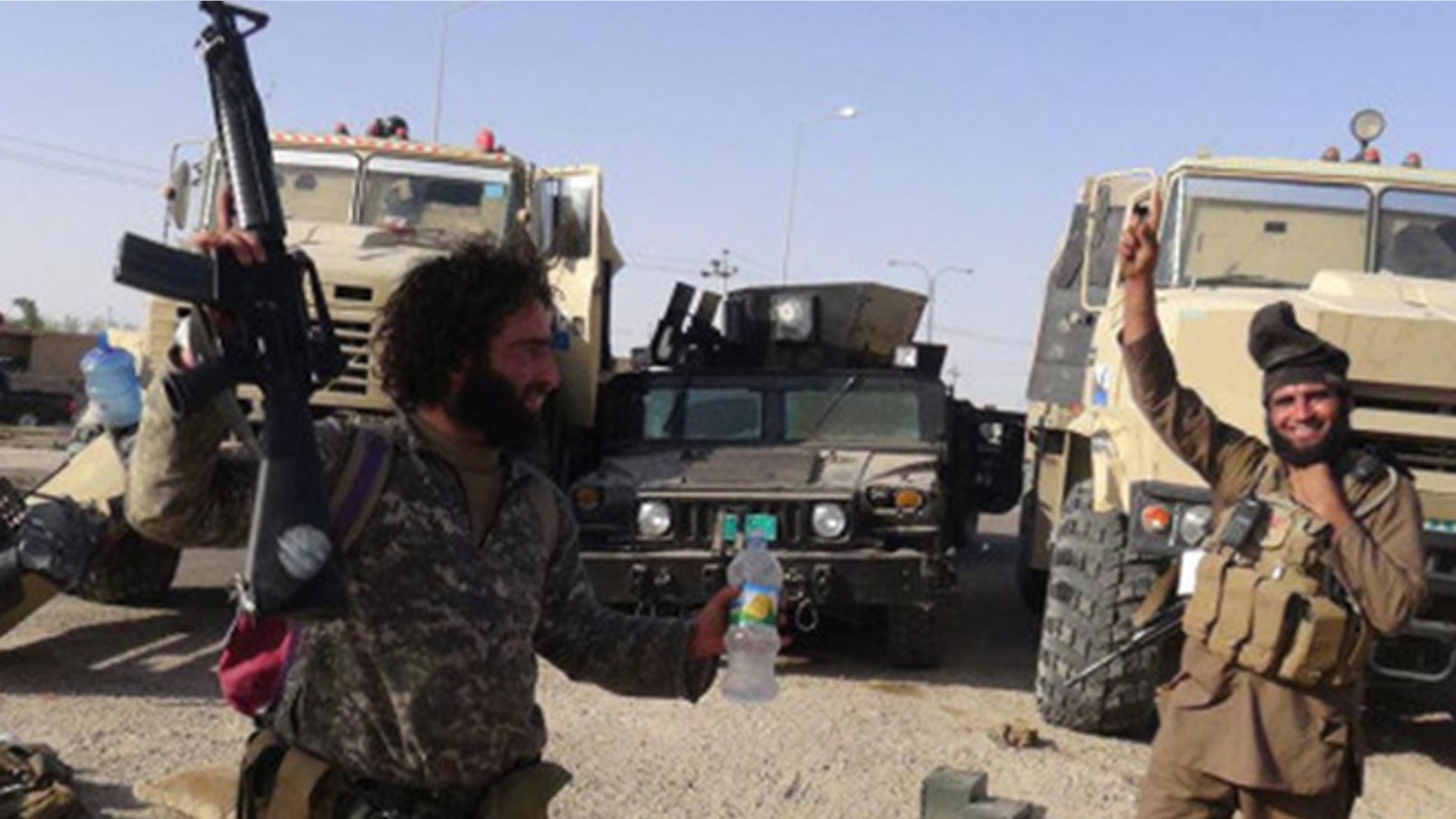 Photos of Iraqi Military gear claimed by ISIS in Ramadi