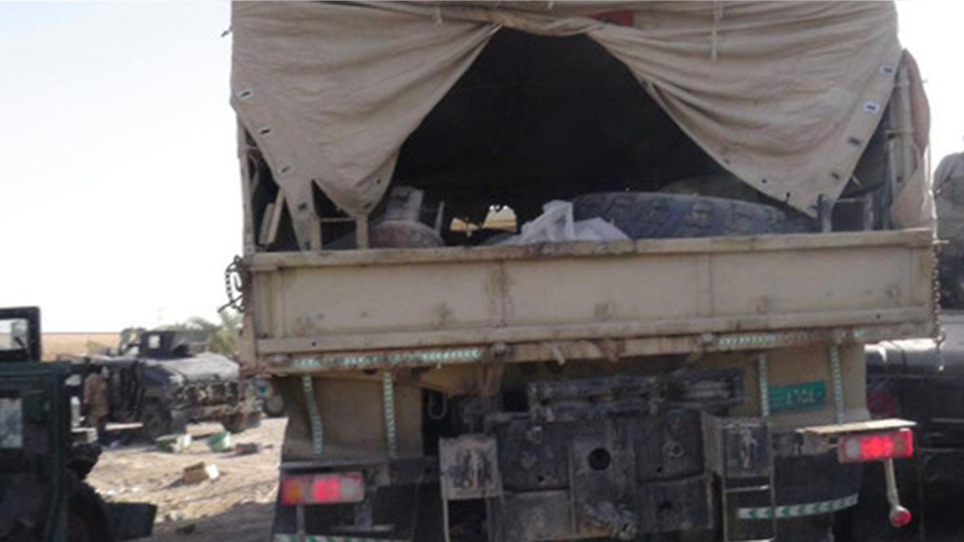 Photos of Iraqi Military gear claimed by ISIS in Ramadi