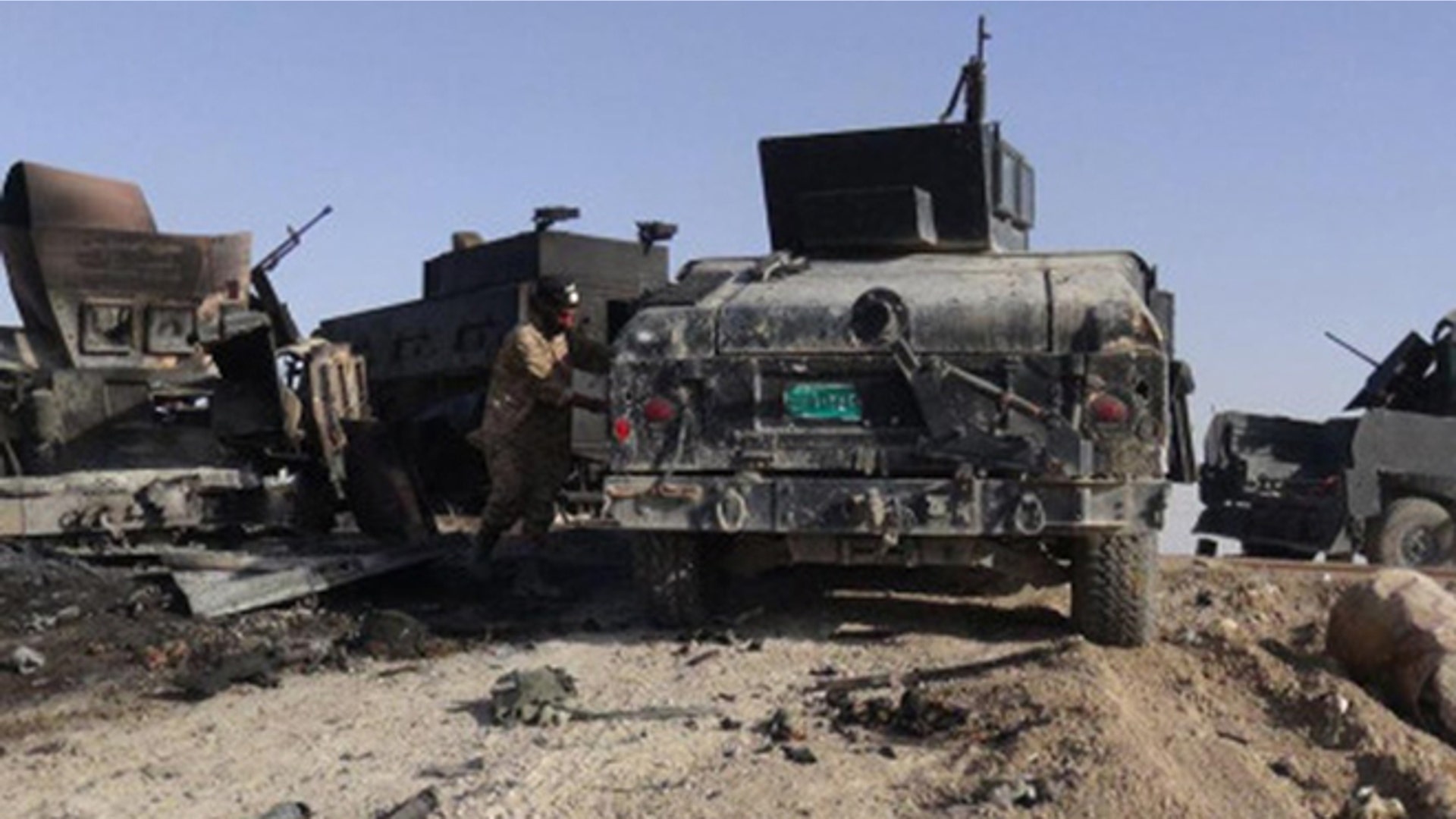 Photos of Iraqi Military gear claimed by ISIS in Ramadi