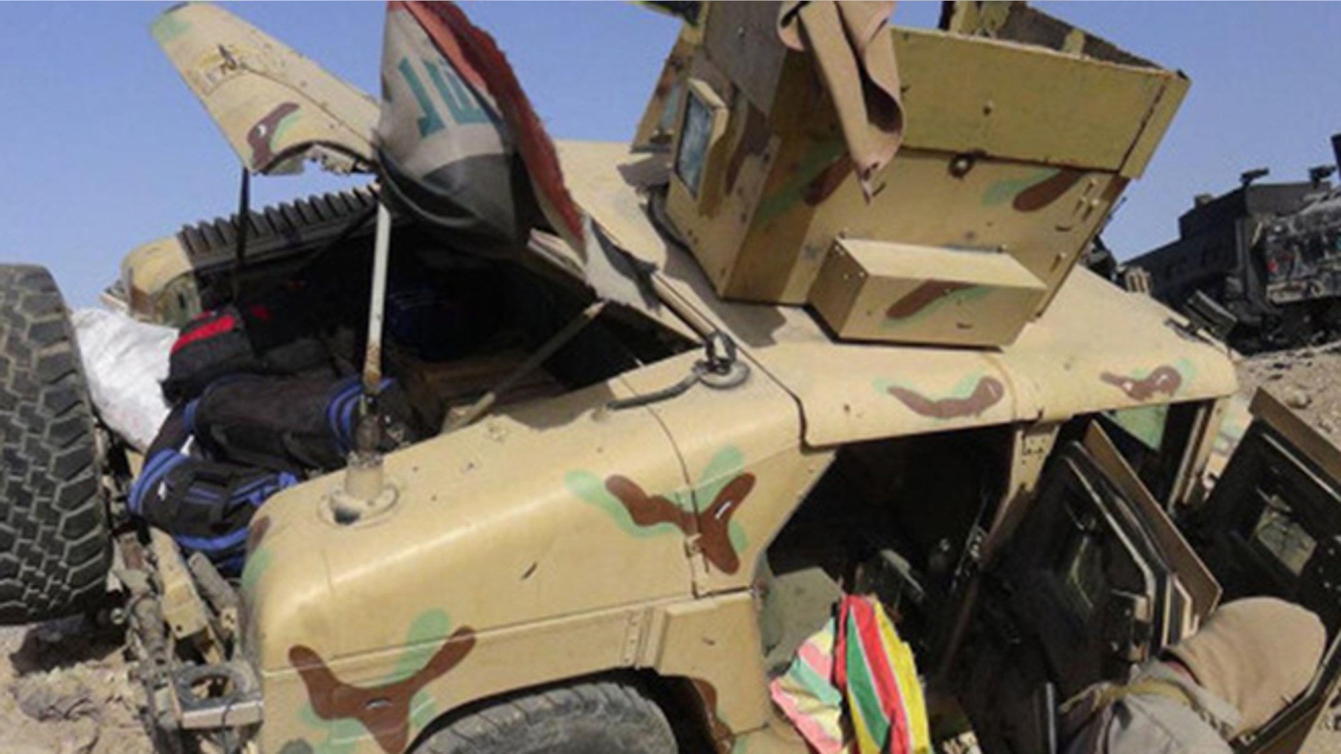 Photos of Iraqi Military gear claimed by ISIS in Ramadi