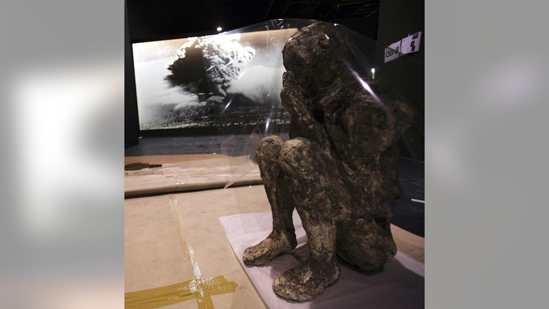 Resin Cast of a Pompeii Man