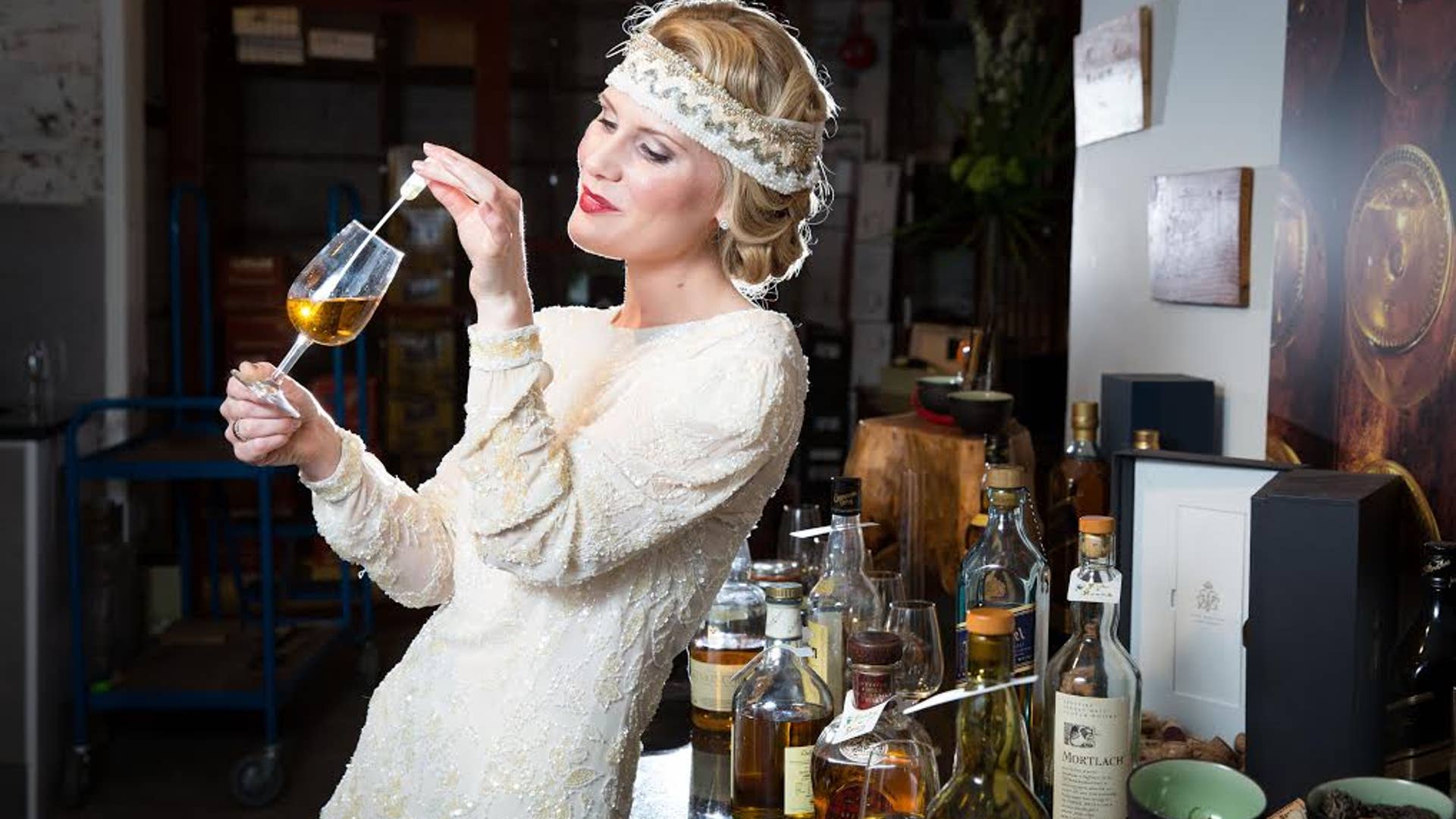 Whisky blending party at Gleneagles Hotel