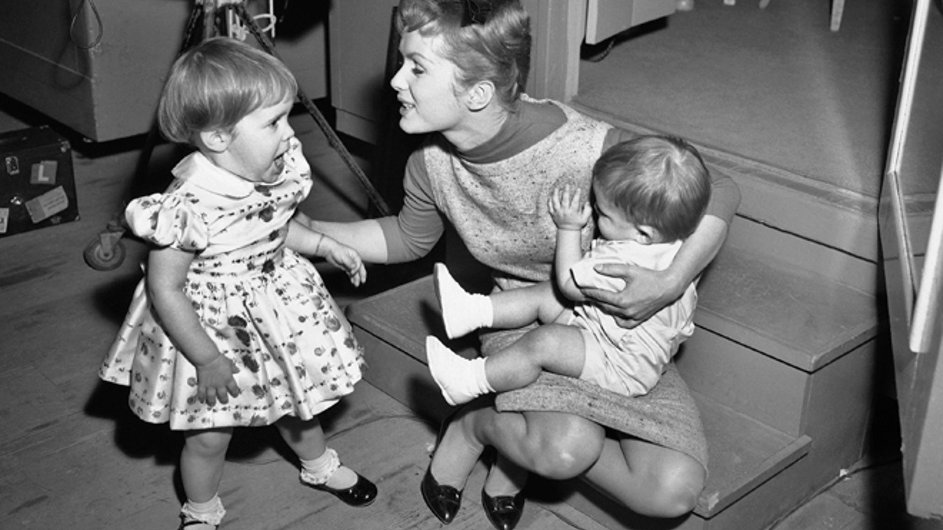 Feb. 27, 1959: Working long hours on the set of 