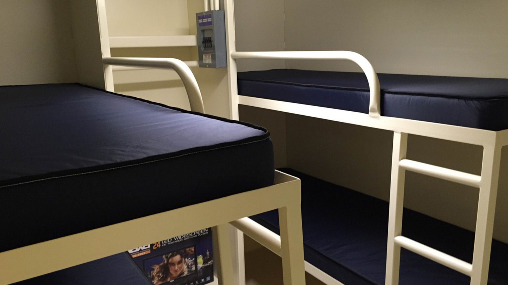 Underground bunkers come complete with a variety of accommodations. 