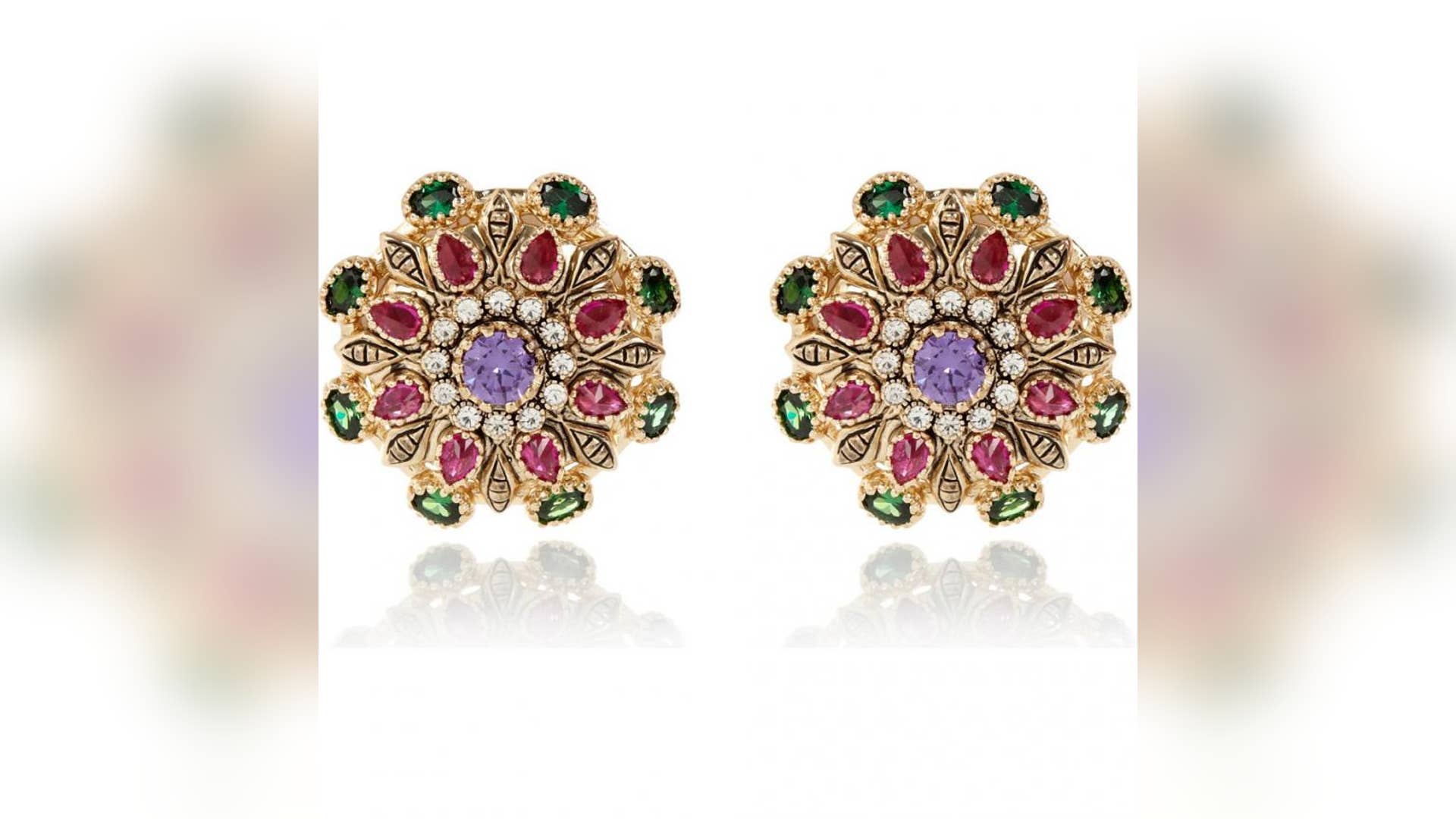 Gemstone Stud Earrings