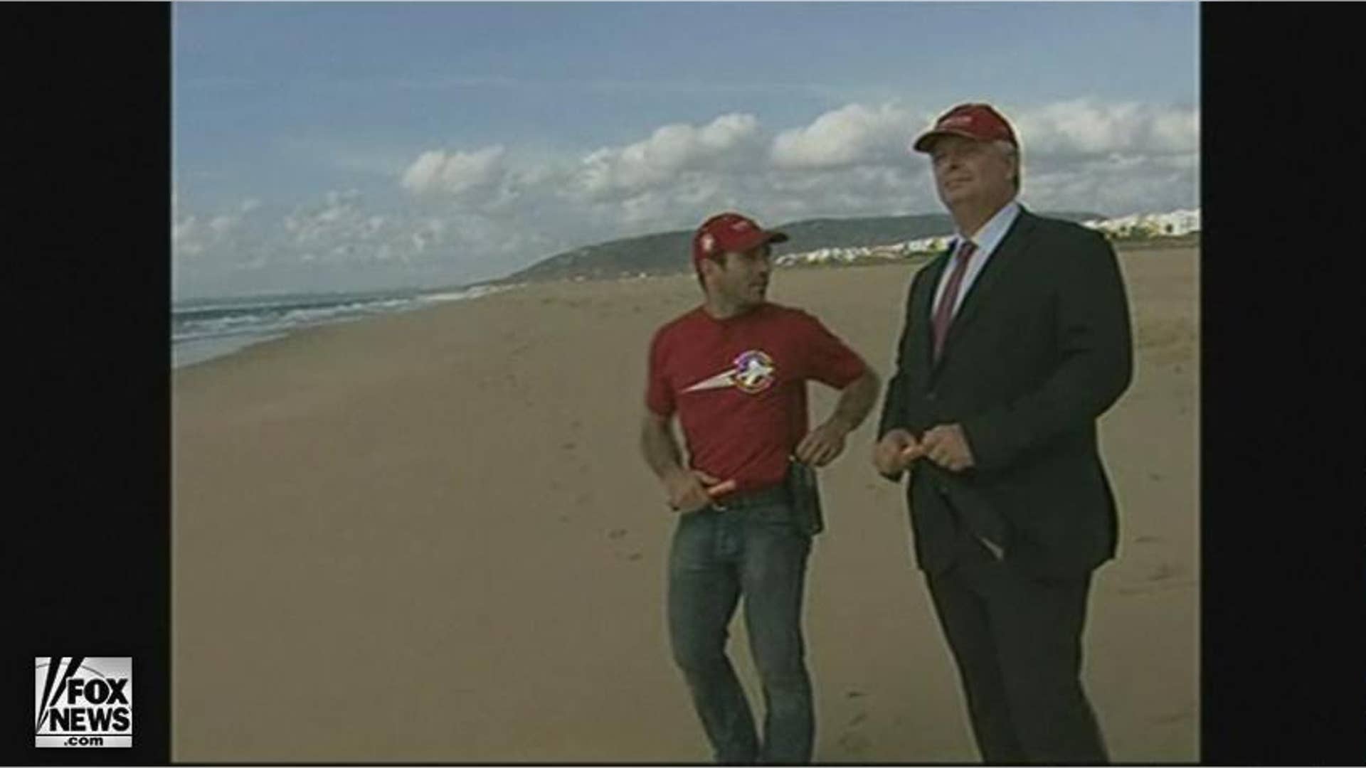 Anxious friends on shore