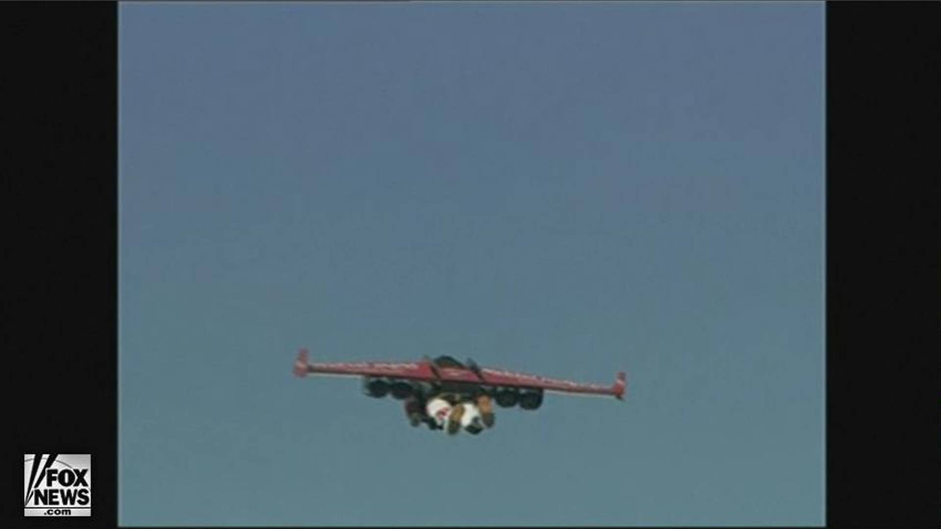 Rocket Man in Flight