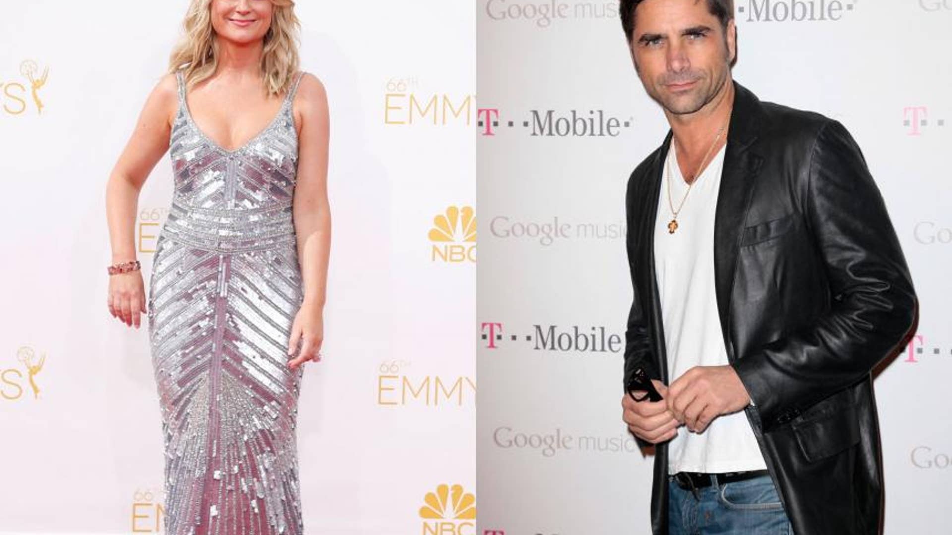Amy Poehler and John Stamos