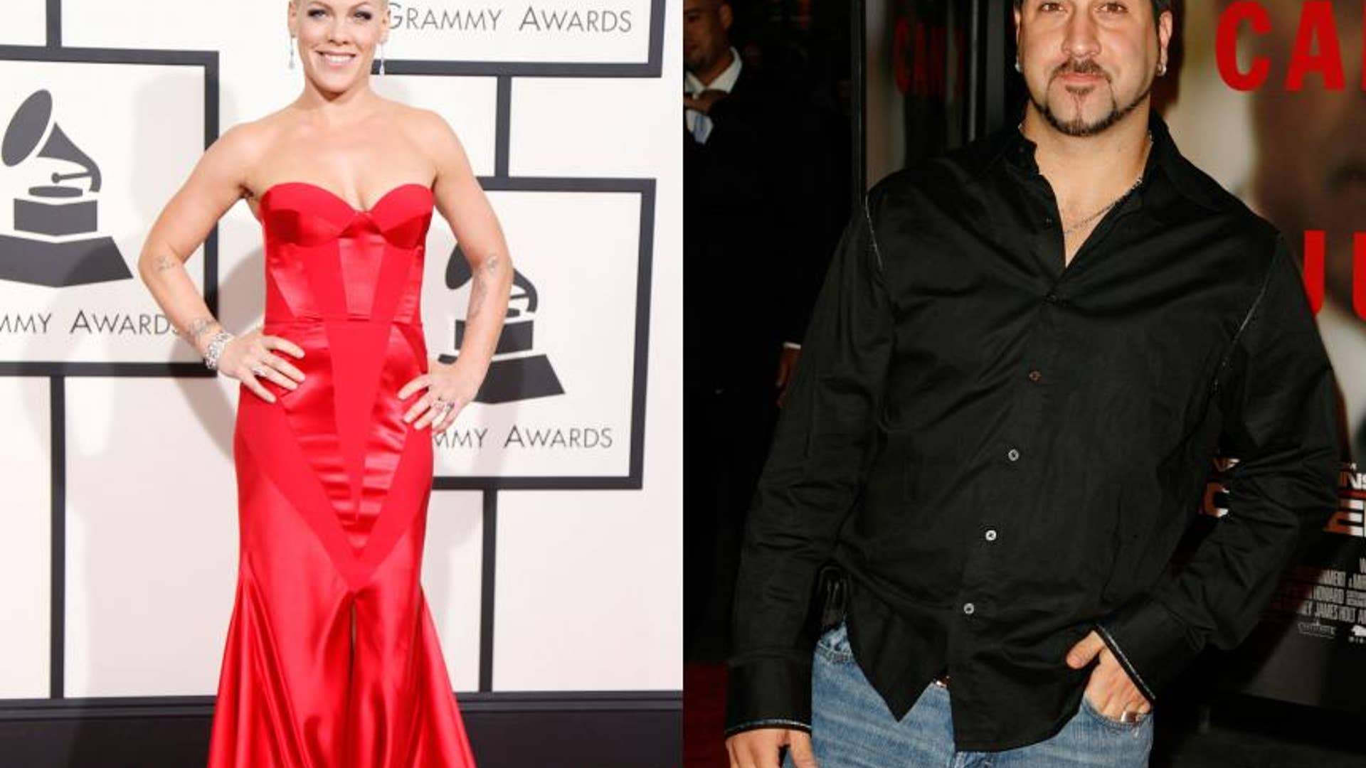 Pink and Joey Fatone