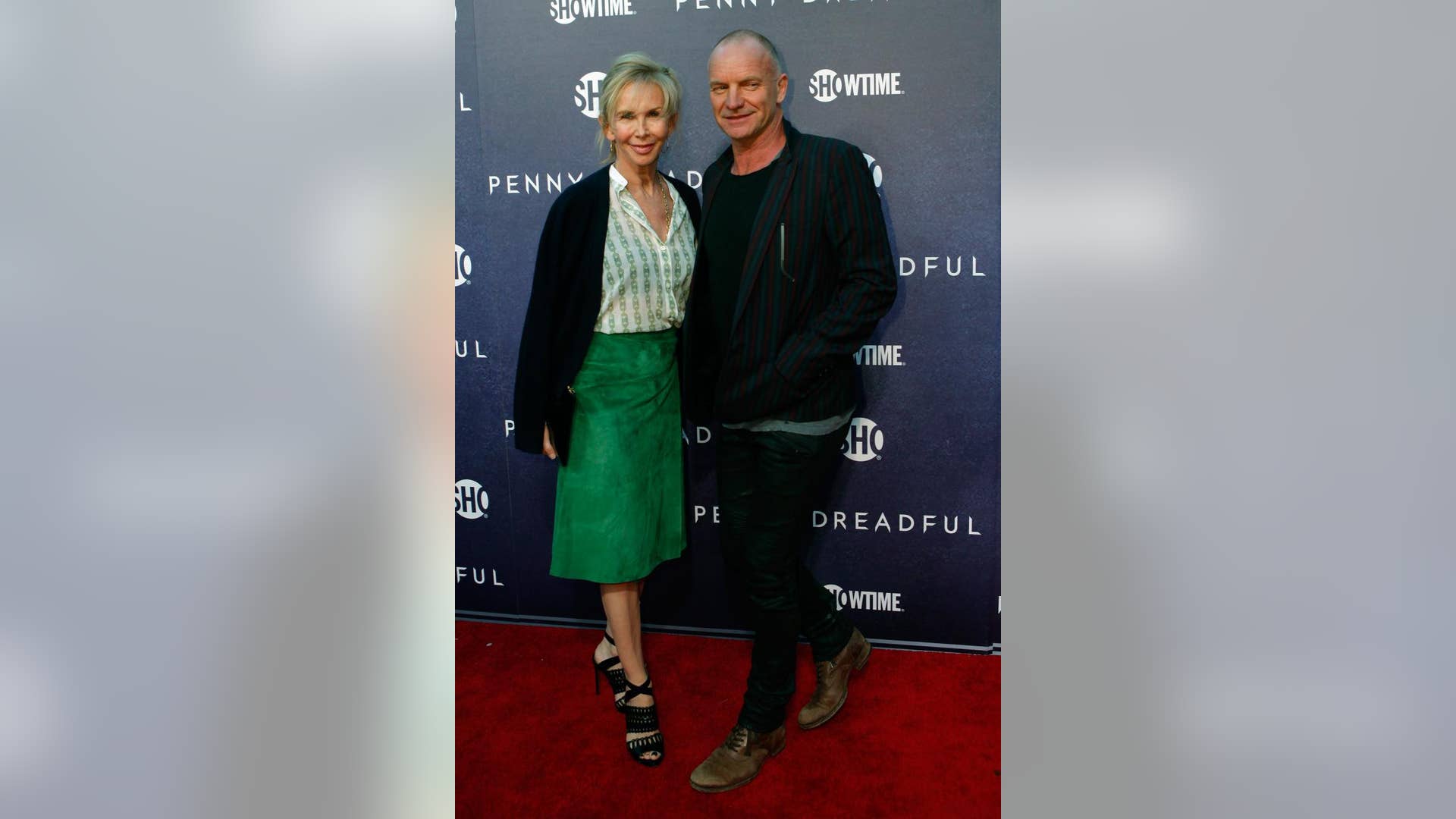 Sting and Trudie Styler