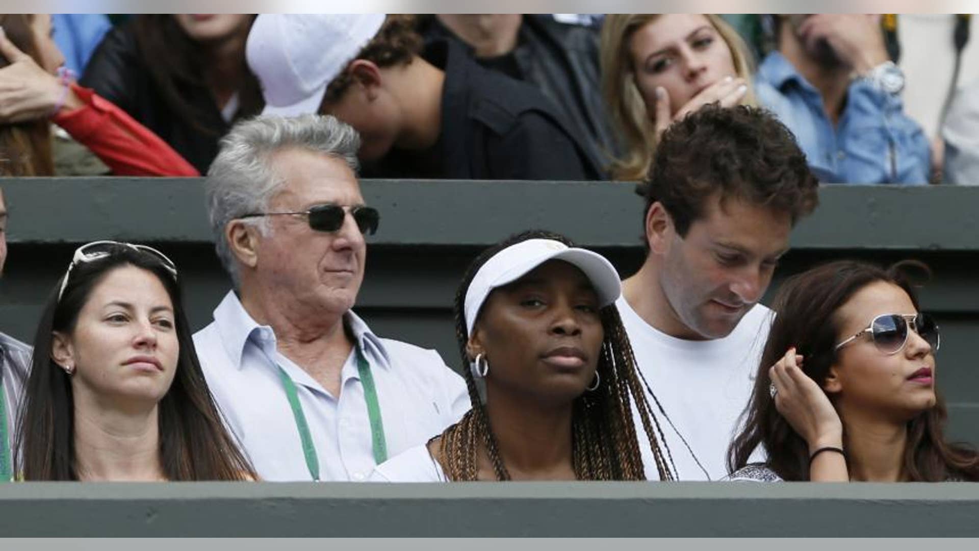 Dustin Hoffman and Venus Williams