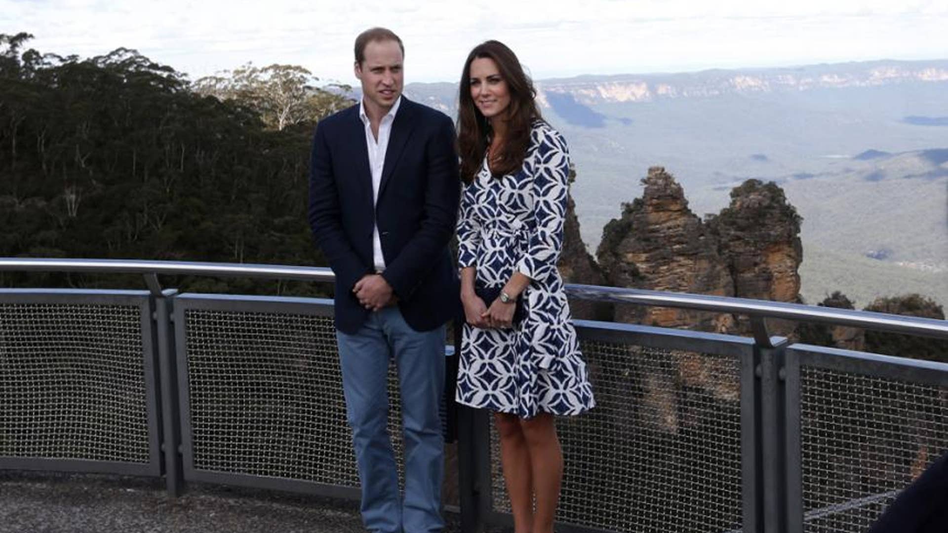 Posing with Husband Prince William