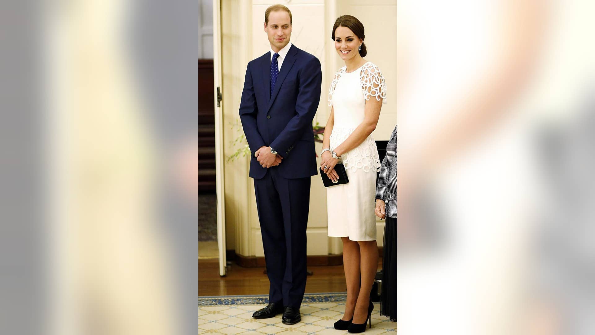 Prince William Admiring His Wife