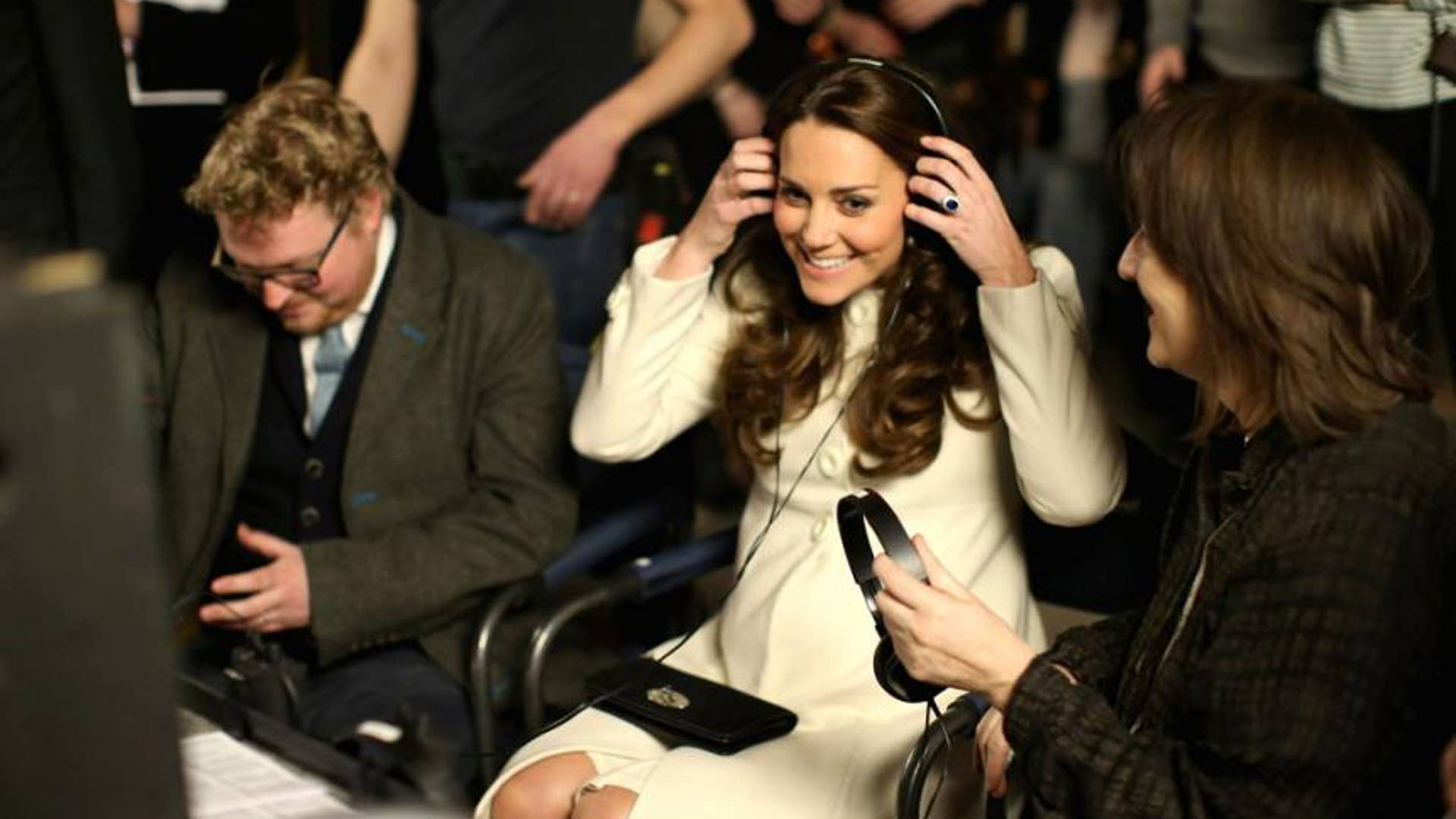 Watching live filming of a scene