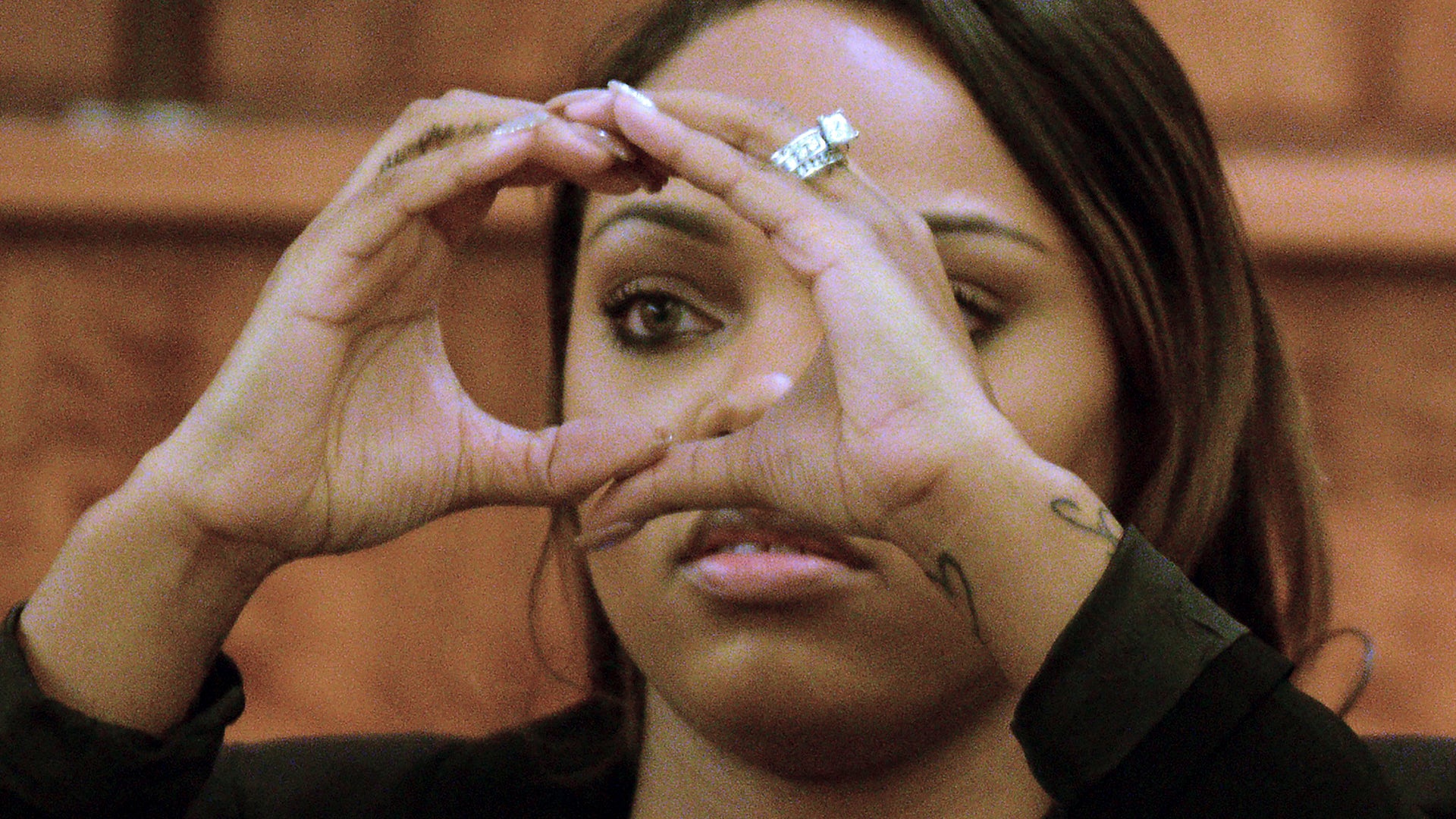 Shayanna Jenkins, fiancee of former NFL player Aaron Hernandez, testifies in his murder trial in Fall River Massachusetts