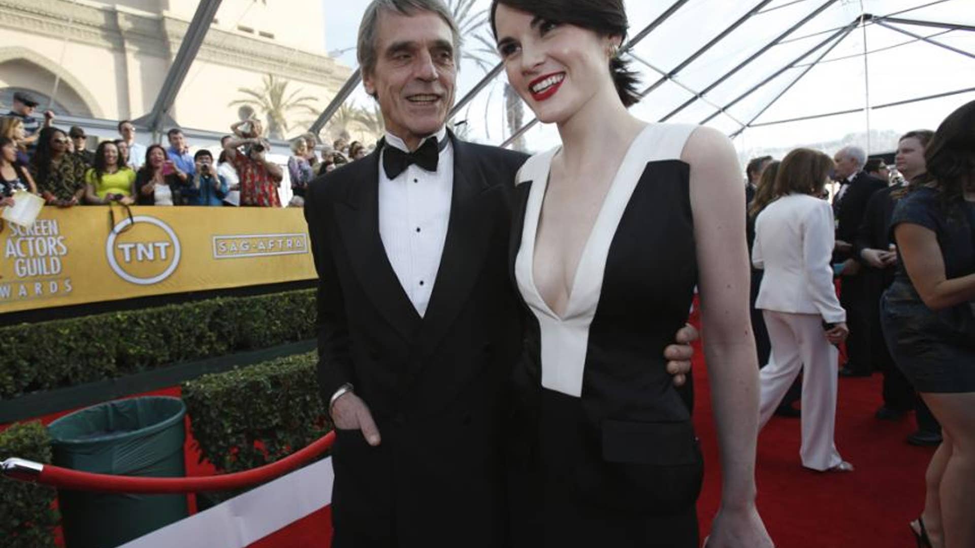 Actor Jeremy Irons Looking On