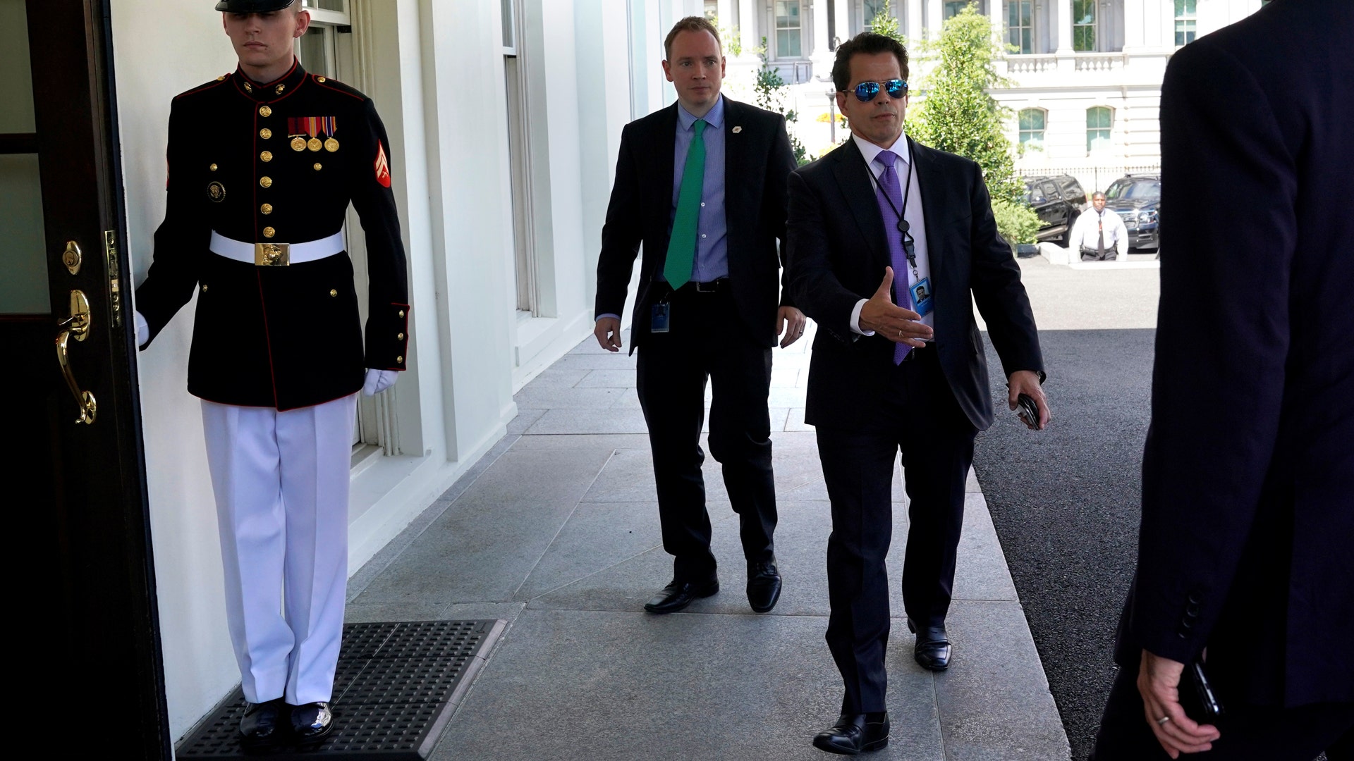 Anthony Scaramucci in the White House on July 25, 2017