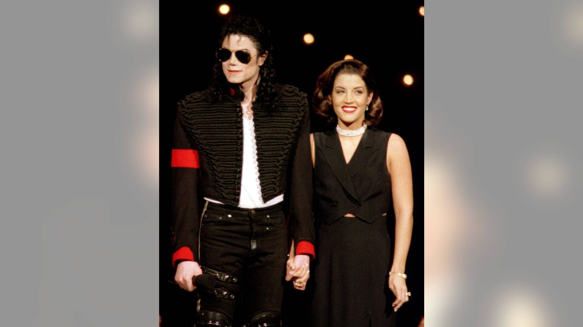 Michael Jackson and Lisa Marie Presley