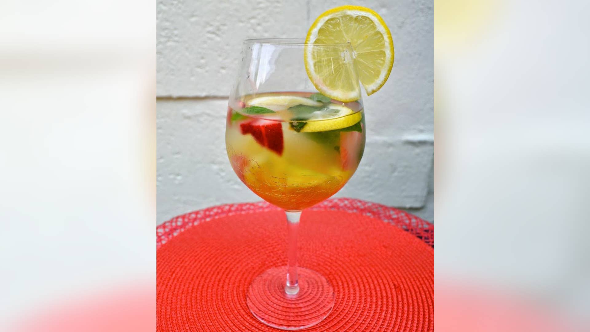 Summer Fruit Sangria Spritzer