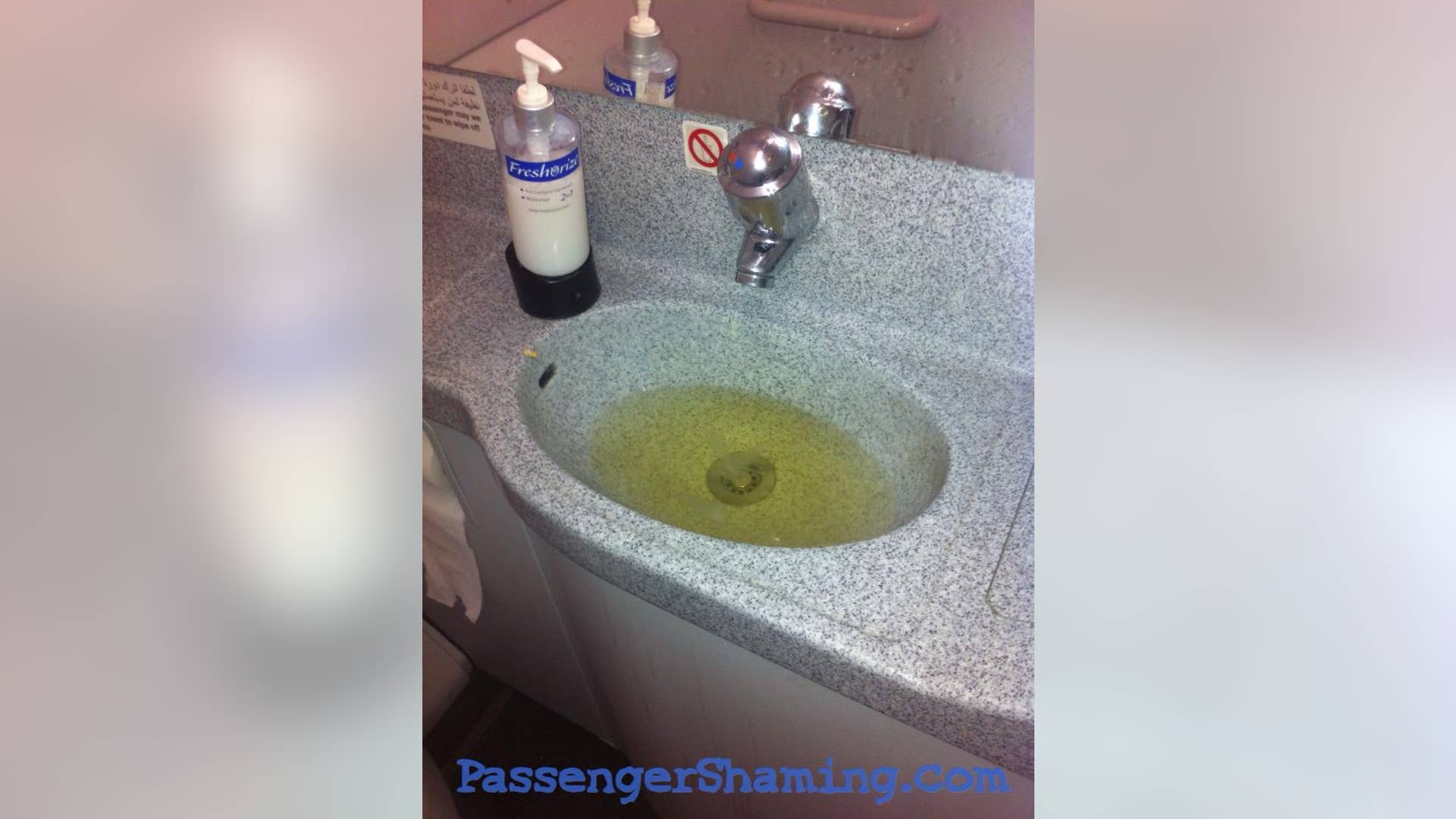 I think they missed the toilet...