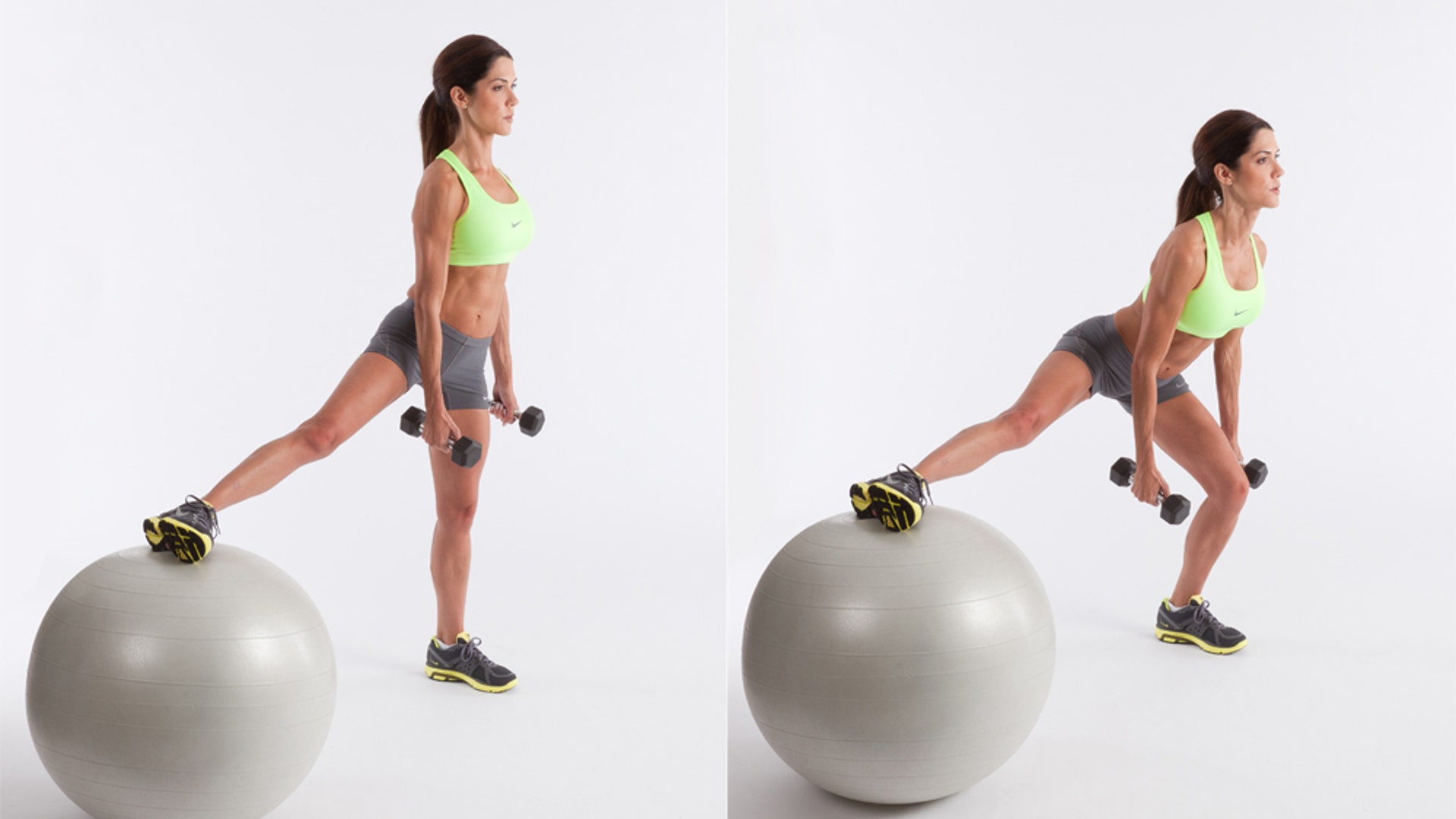 side lunges with leg