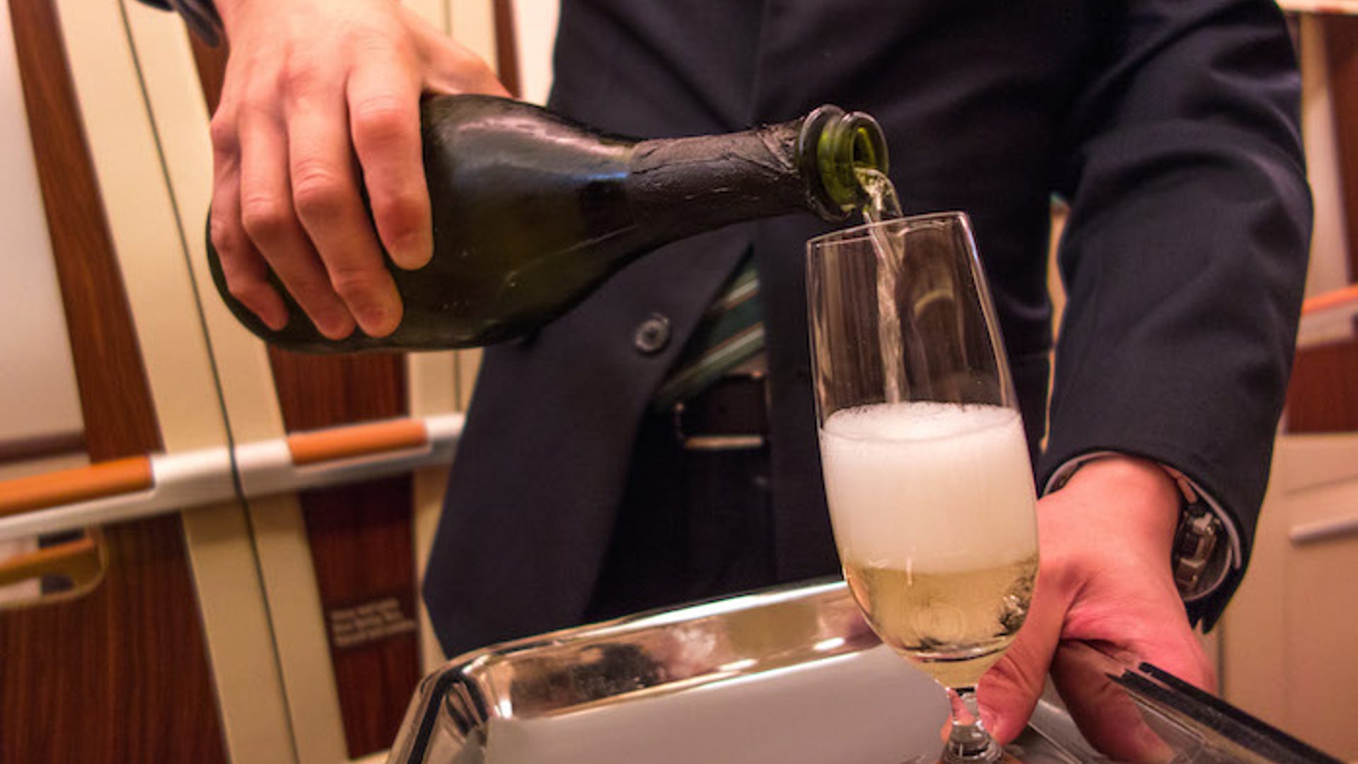 Dom Perignon on board