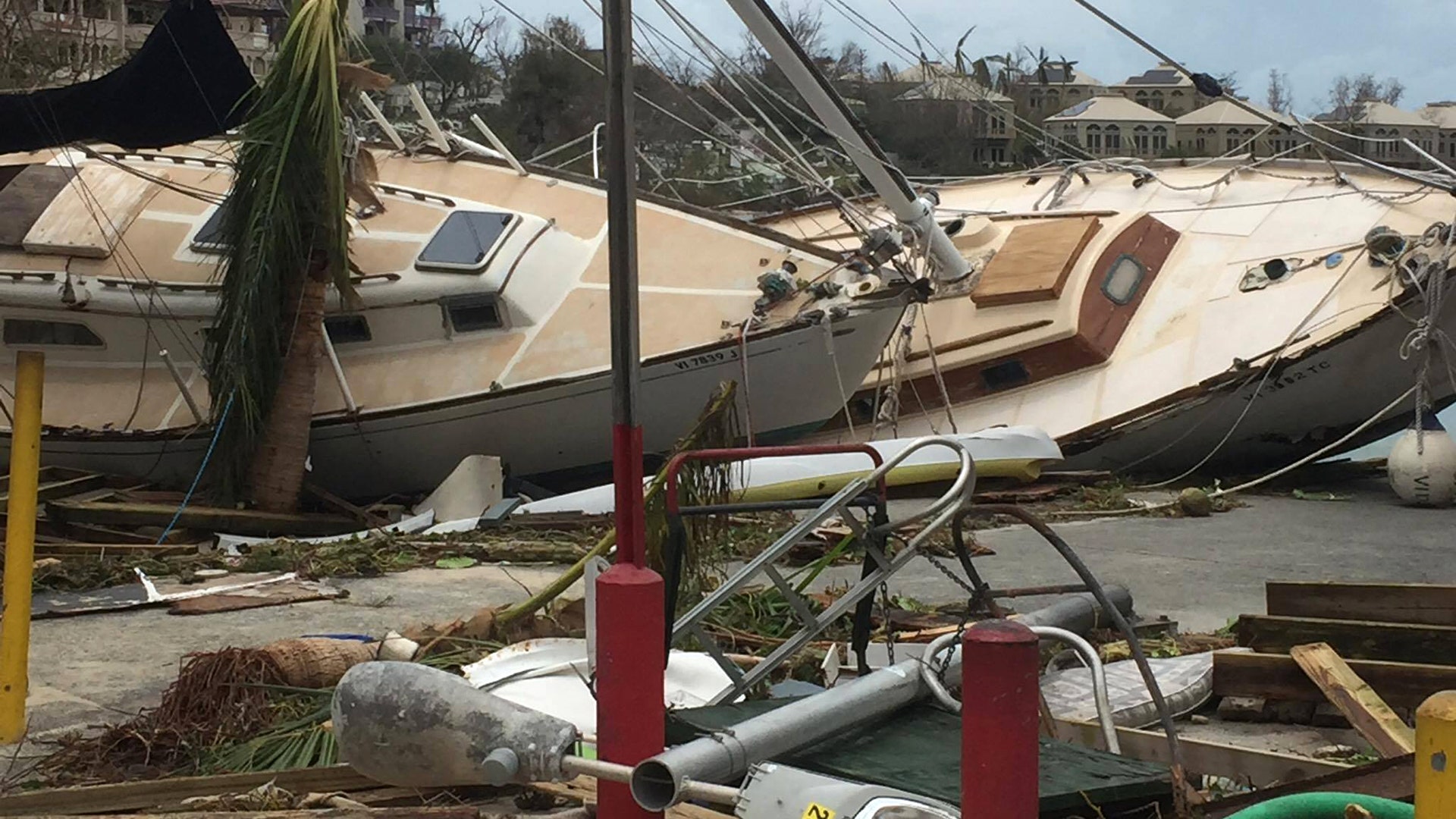 Acacia Wallenburg, a resident of Saint John Island, part of the U.S. Virgin Islands, took photos showing the devastation after Hurricane Irma.
