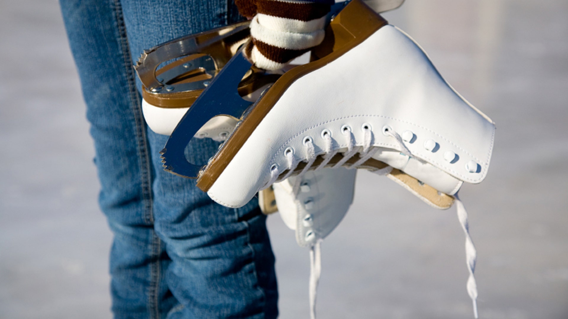 Glide through security with skates.