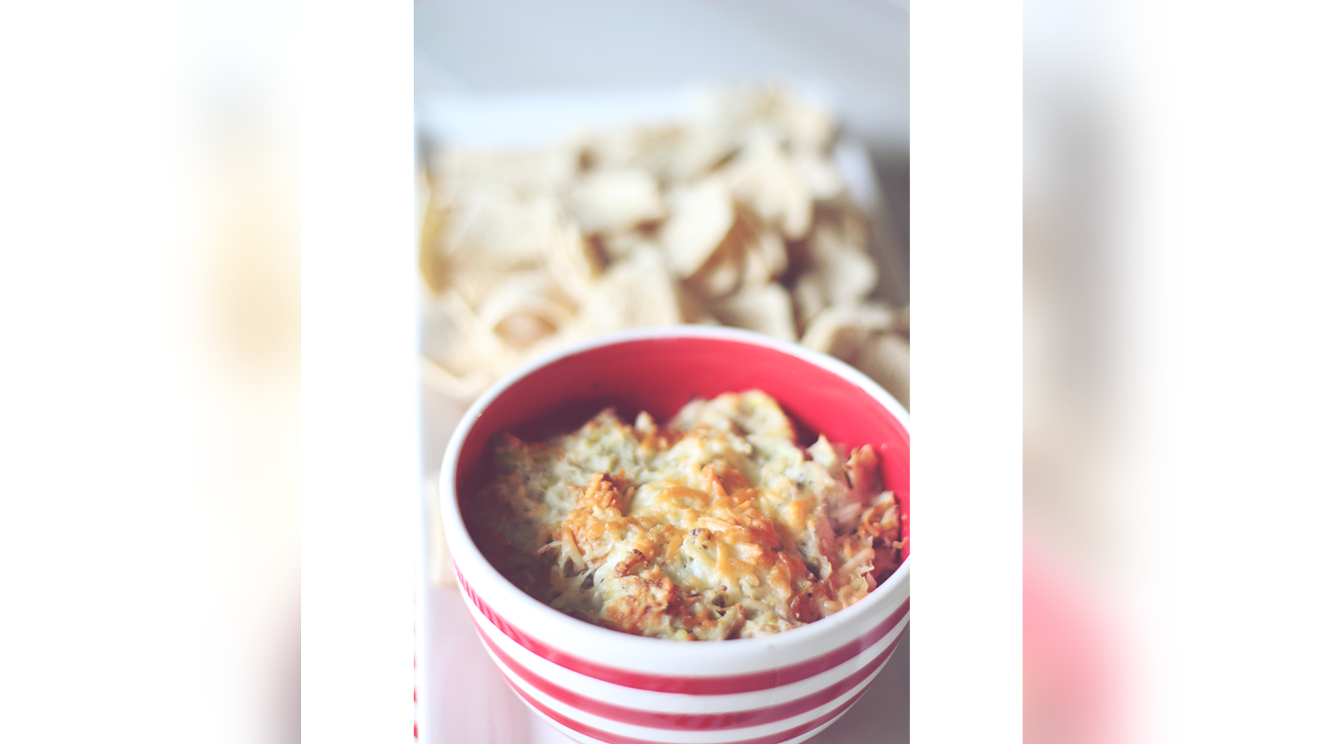 Skinny Warm Artichoke Dip