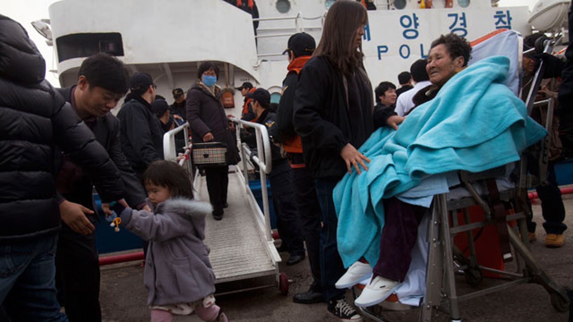 South Korean Evacuees