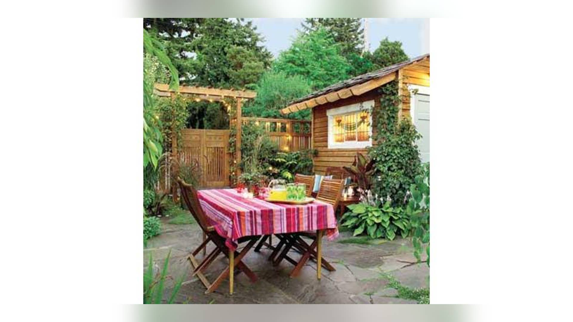 Carve Out a Courtyard: Flagstone Floor