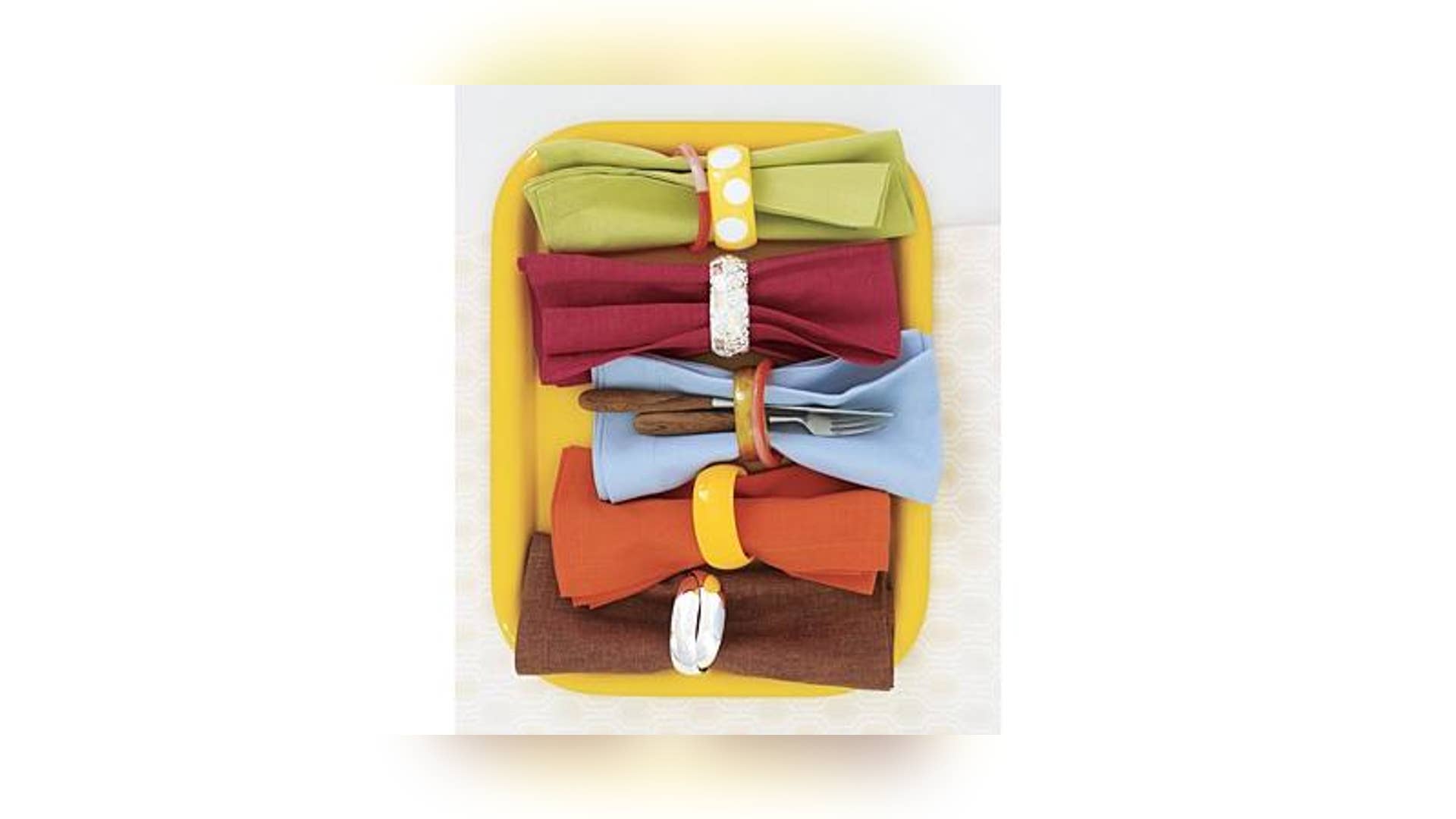 Repurpose Your Bracelets as Napkin Rings