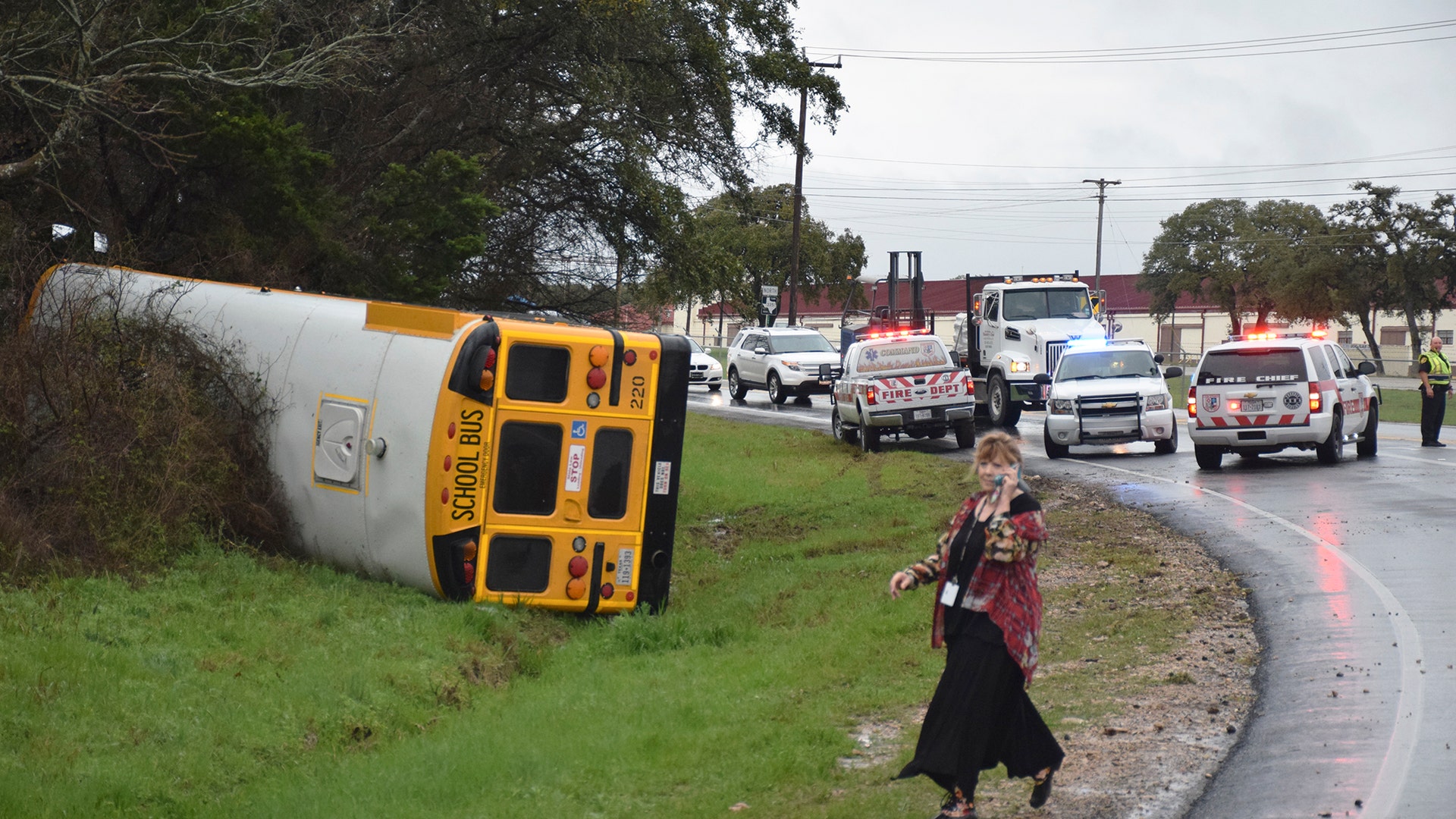 School bus crash