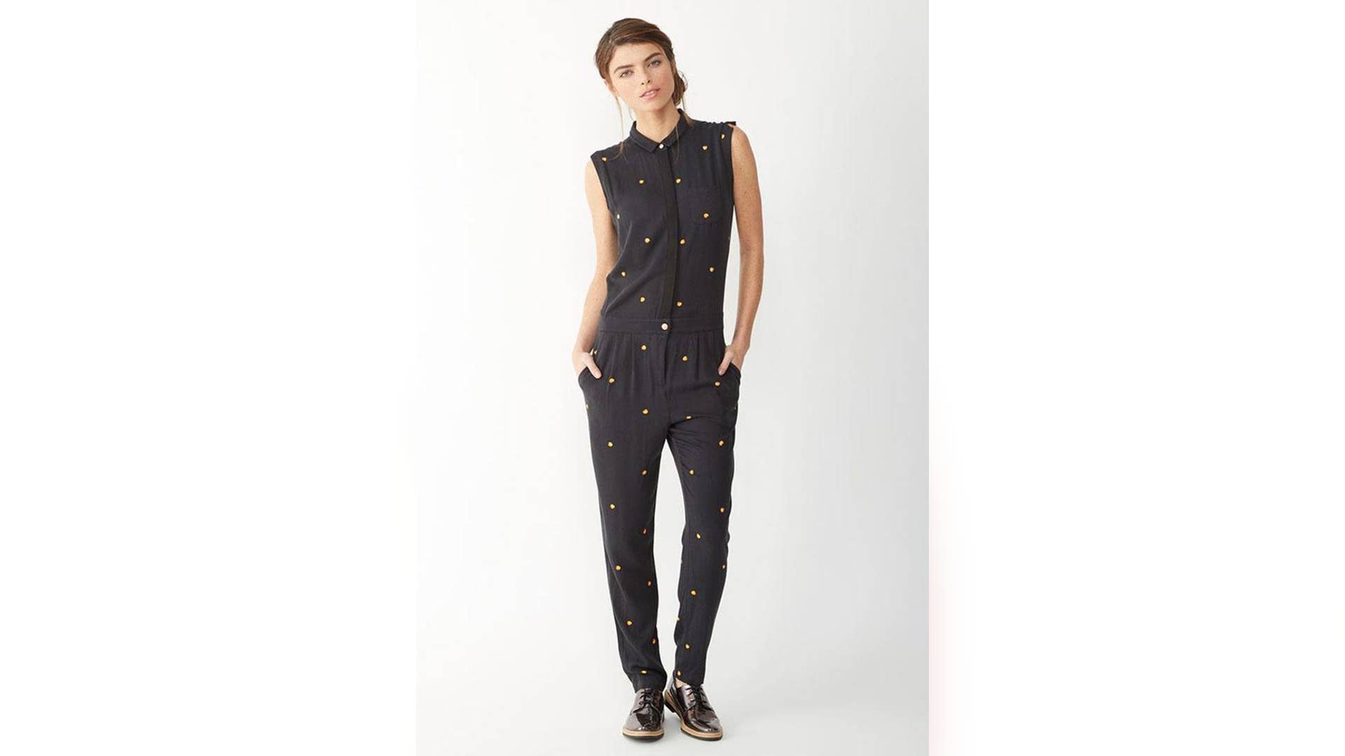 Rayon Twill Jumpsuit