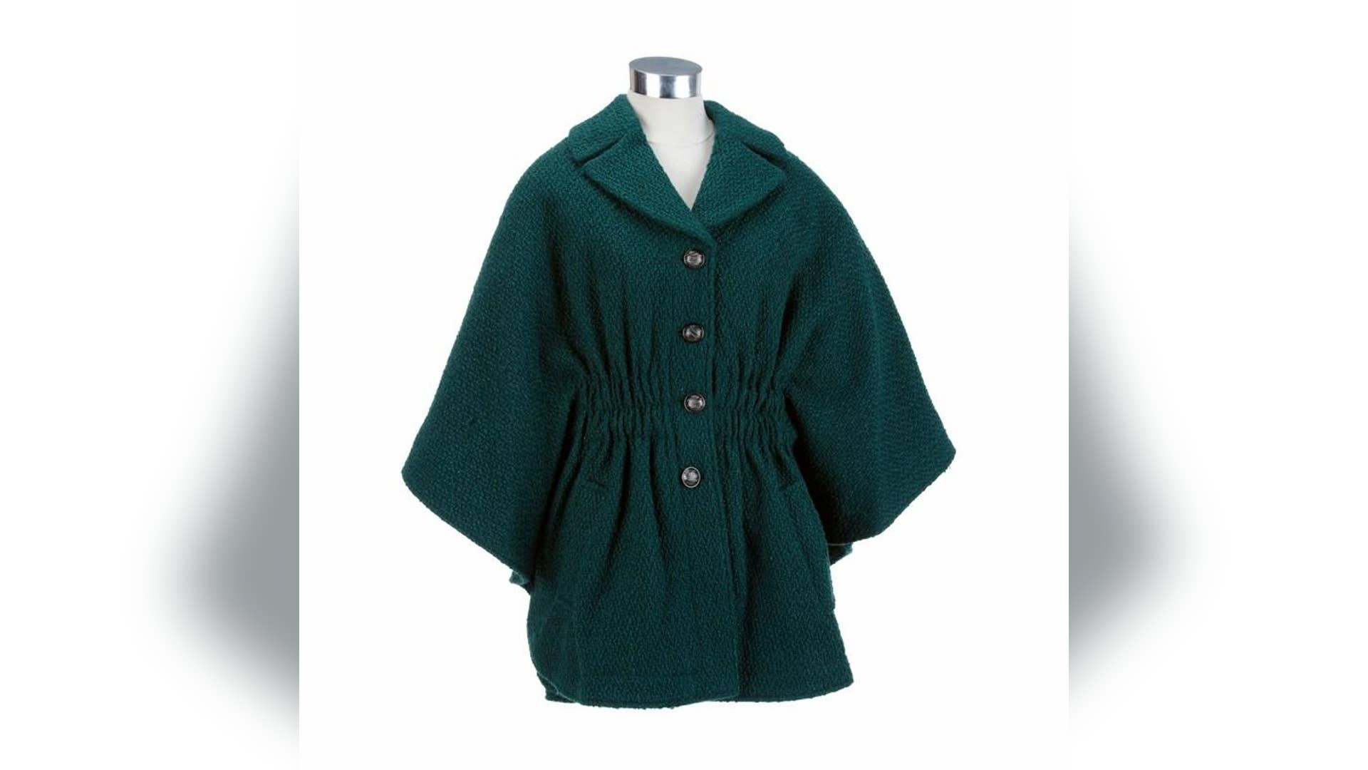 Steve Madden Textured Cape with Stretchy Waist