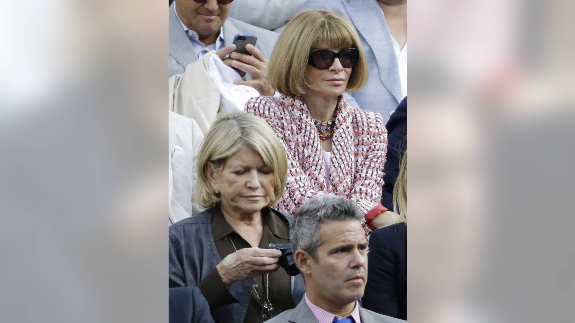 Martha Stewart, Anna Wintour and Andy Cohen