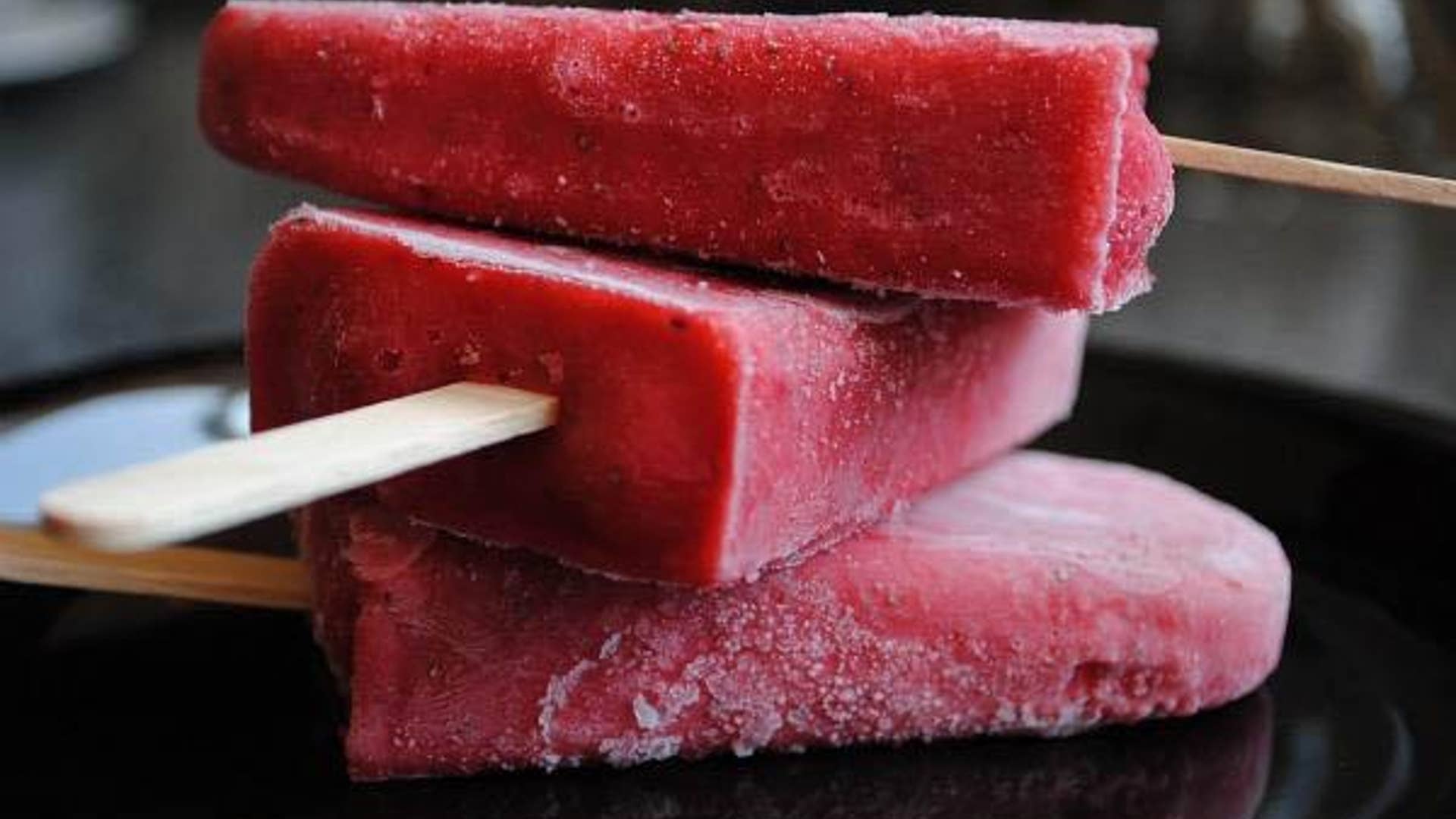 Strawberry Margarita Pops