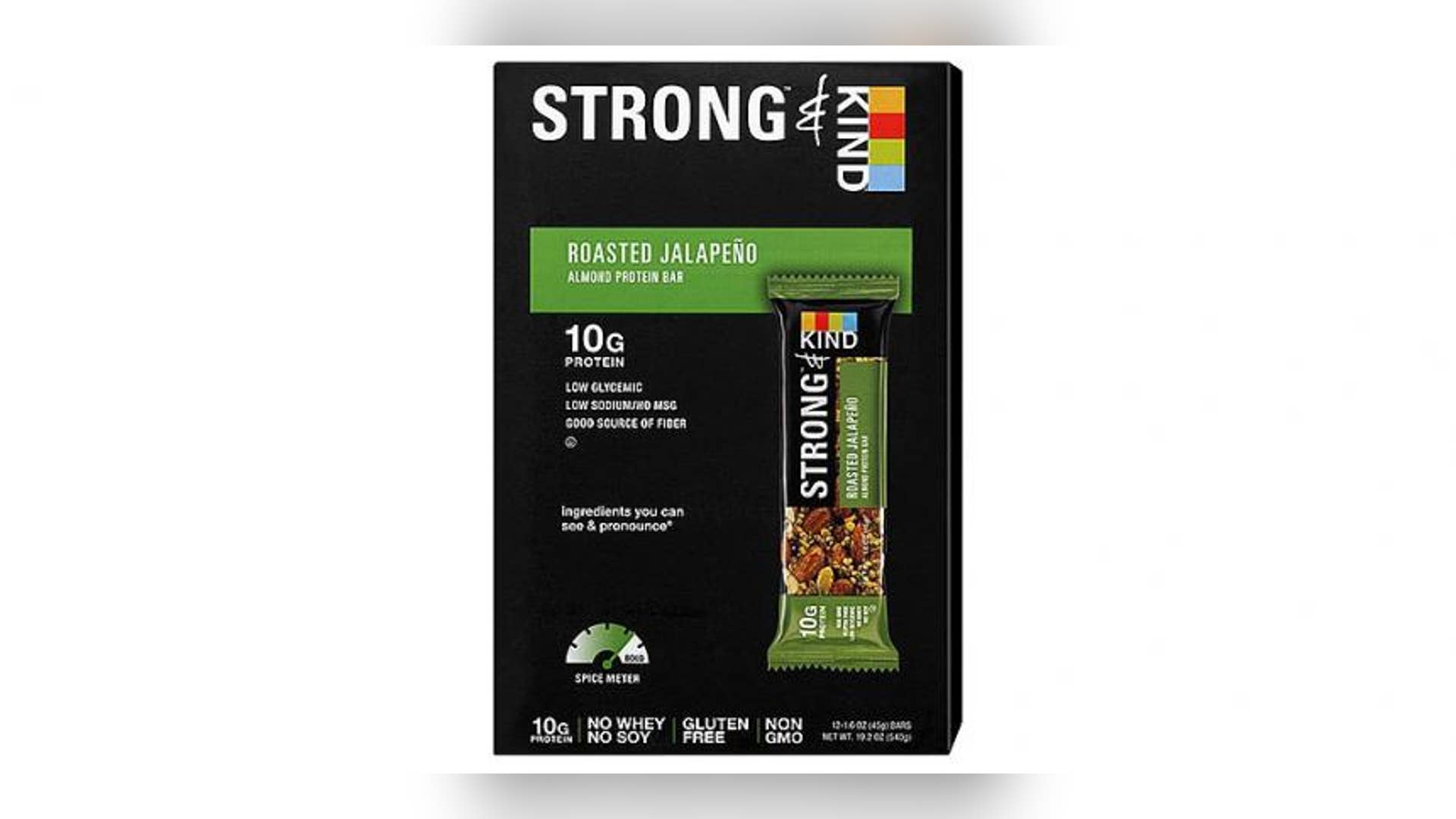 Kind Strong Roasted Jalapeño Almond Protein Bar