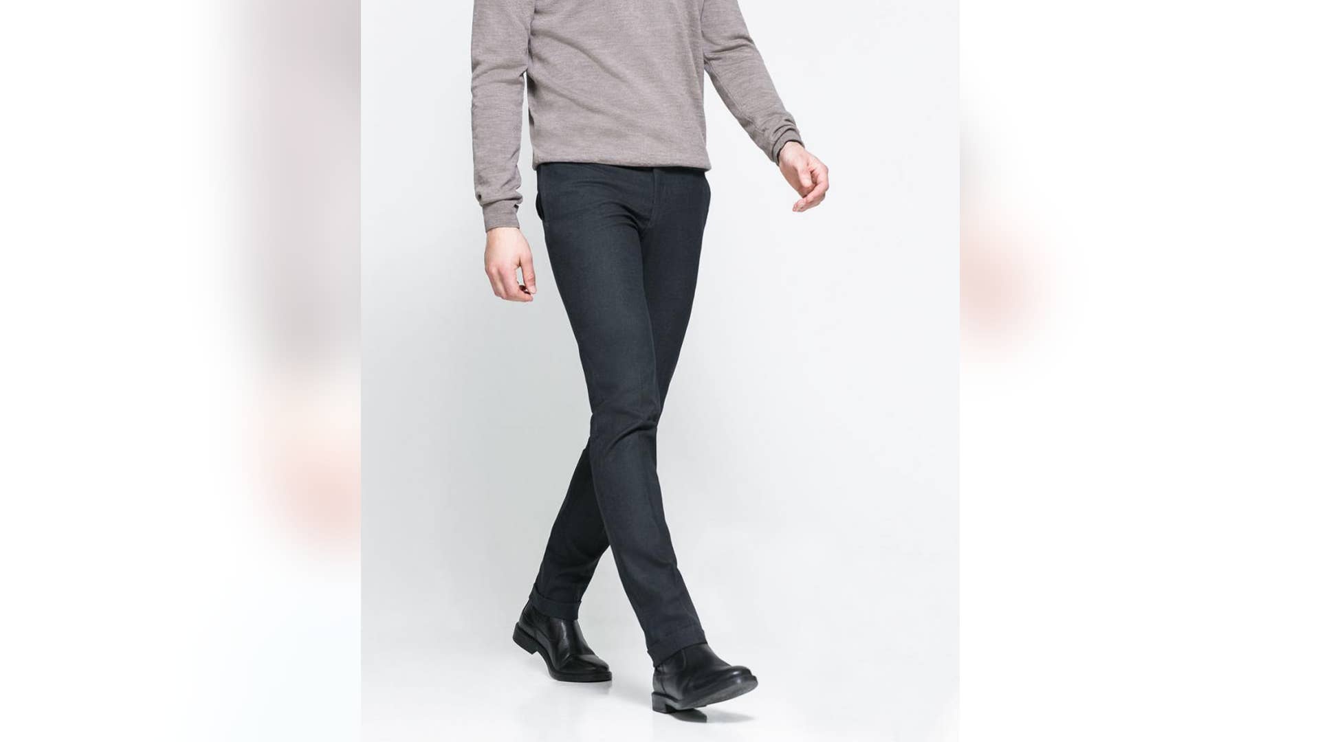 Structured Printed Trousers