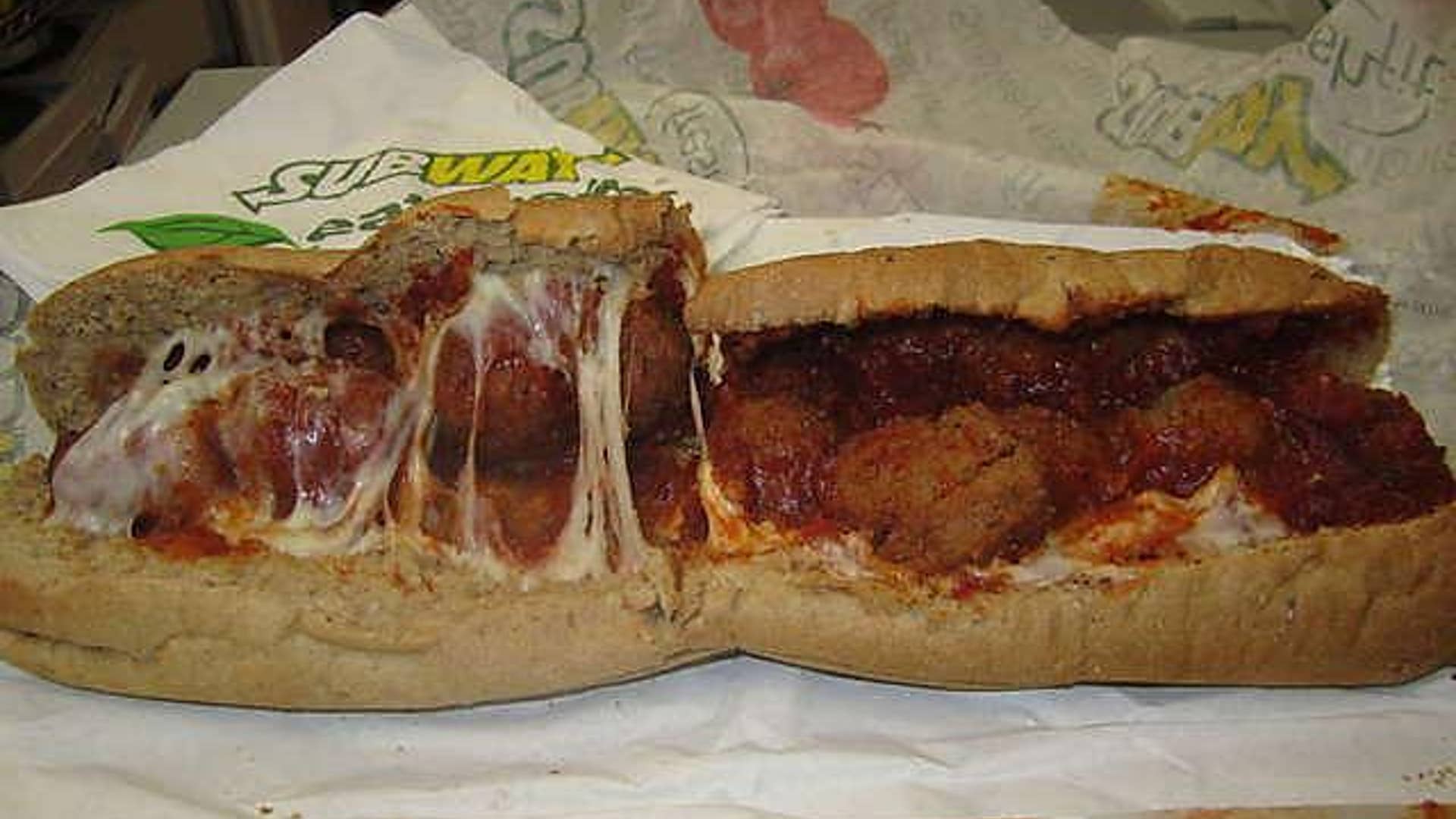 Subway's Six-Inch Double Meatball Marinara