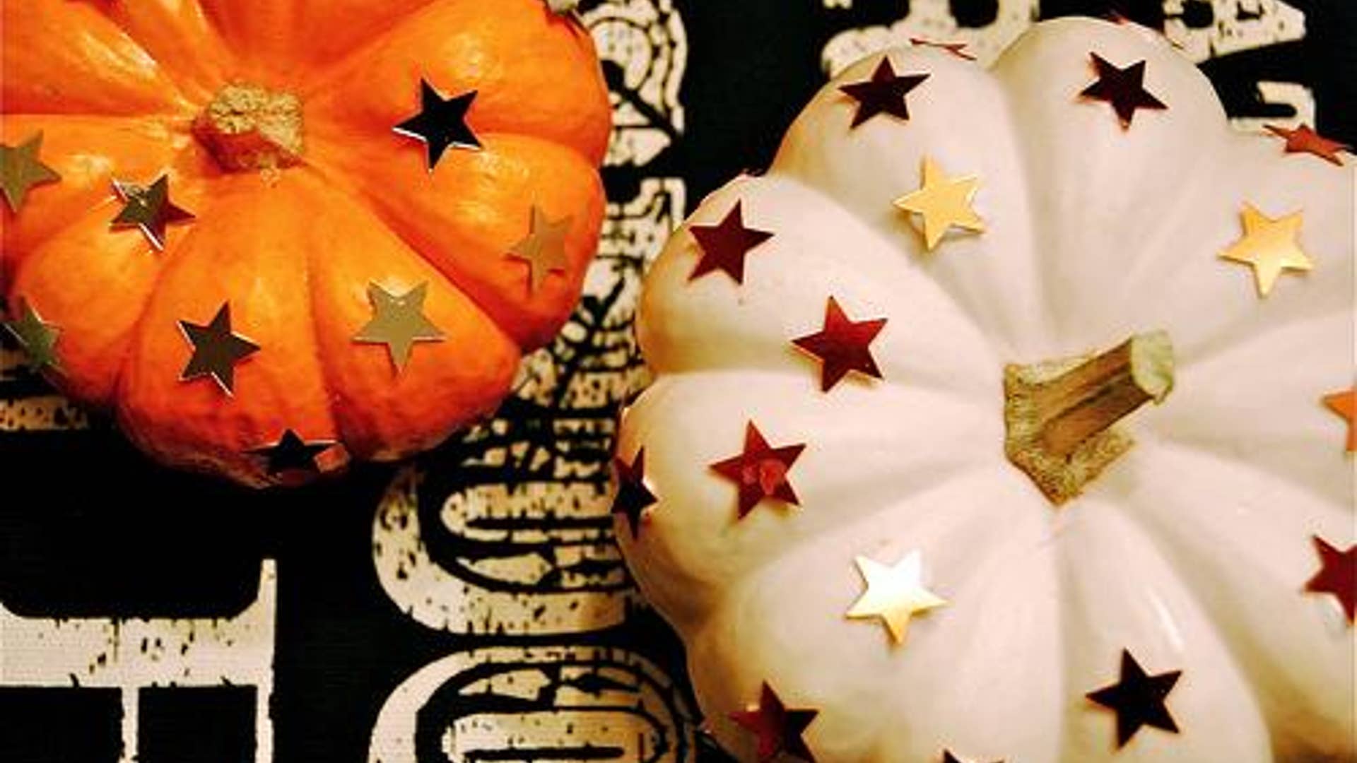 Simply Sparkly Pumpkins