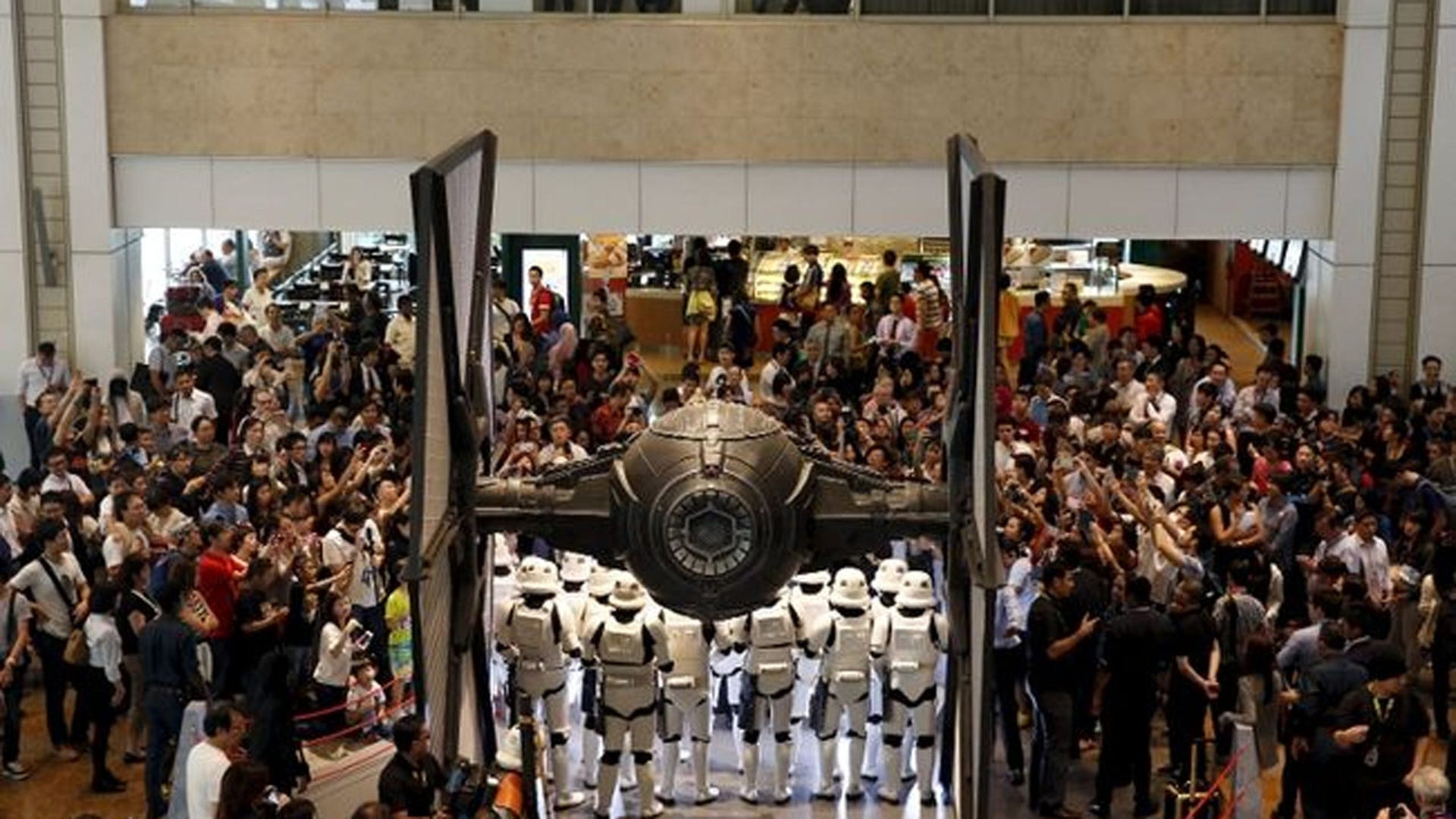 TIE Fighter up close