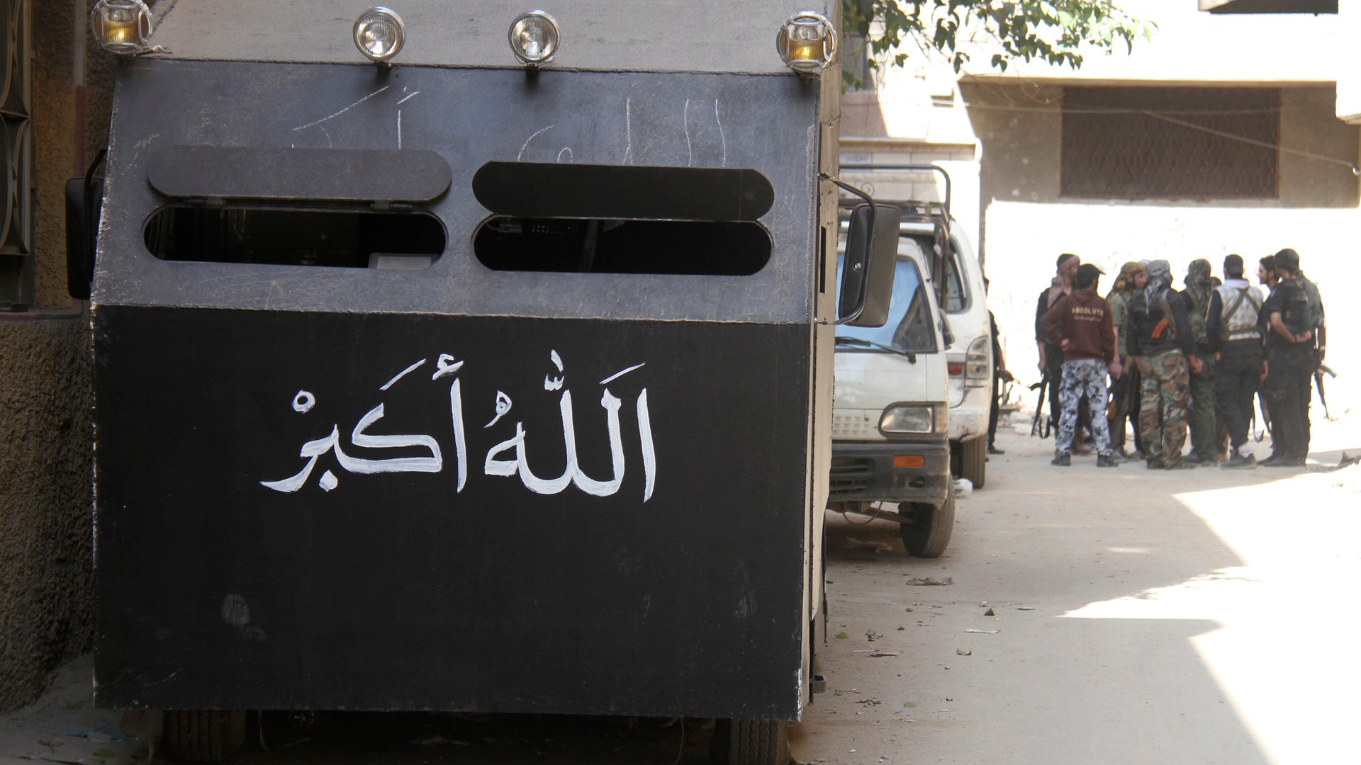 Improvised armored vehicle