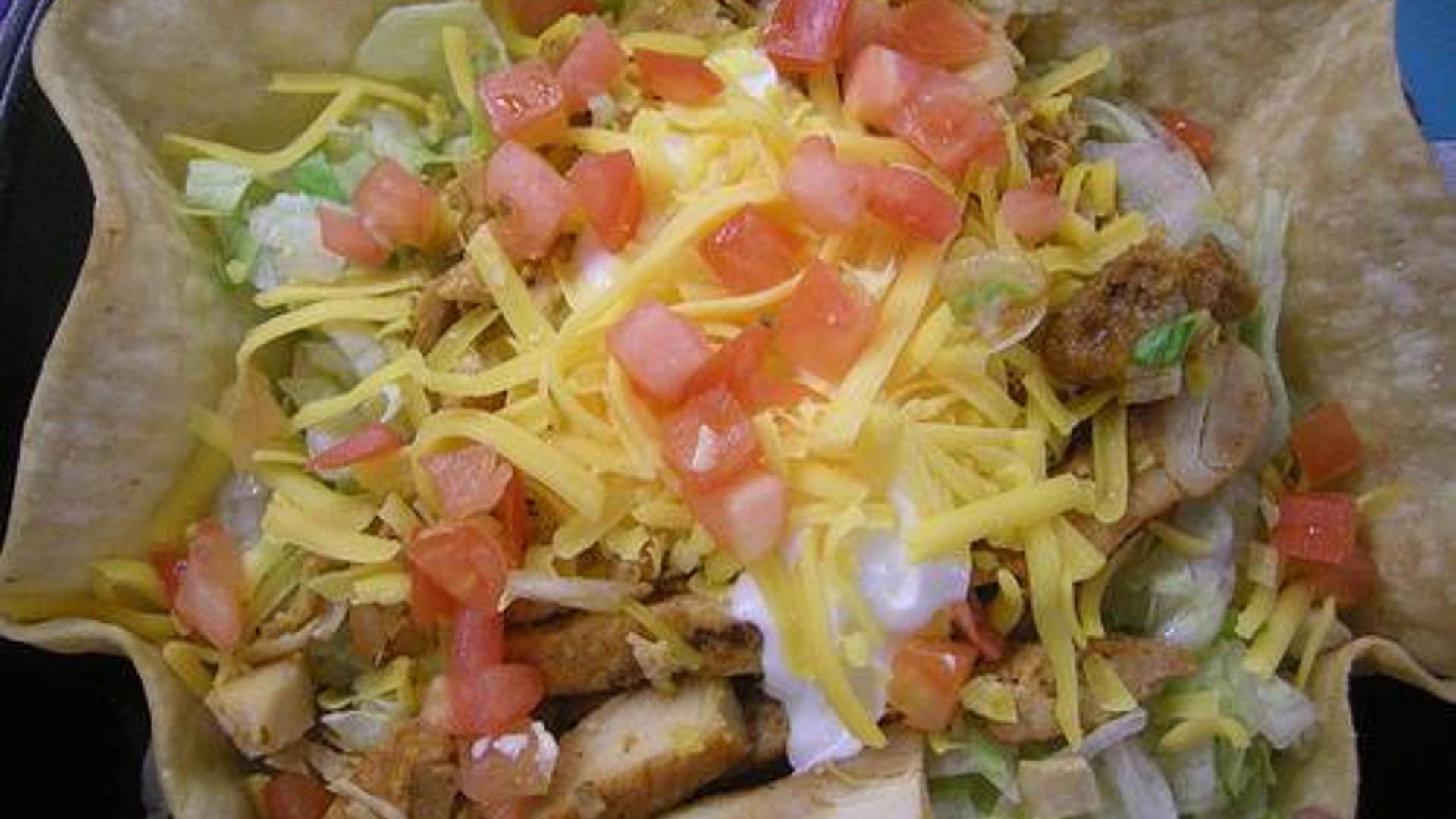Taco Bell Chicken Ranch Fully Loaded Taco Salad