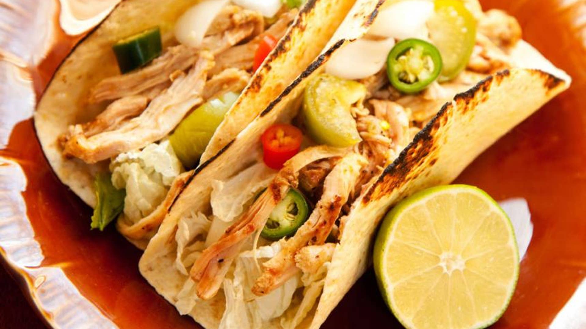 Adobo-Lime Chicken Tacos