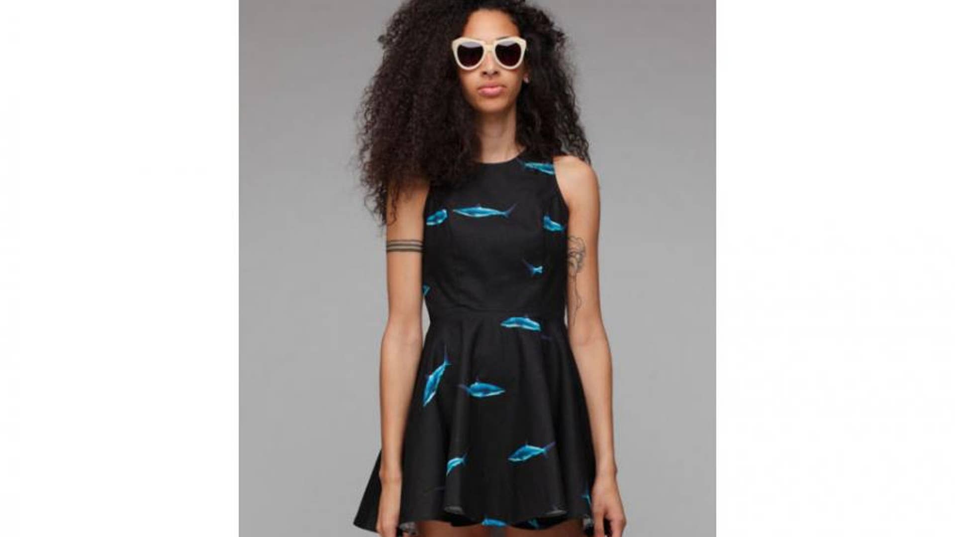 Shark Print Tennis Dress