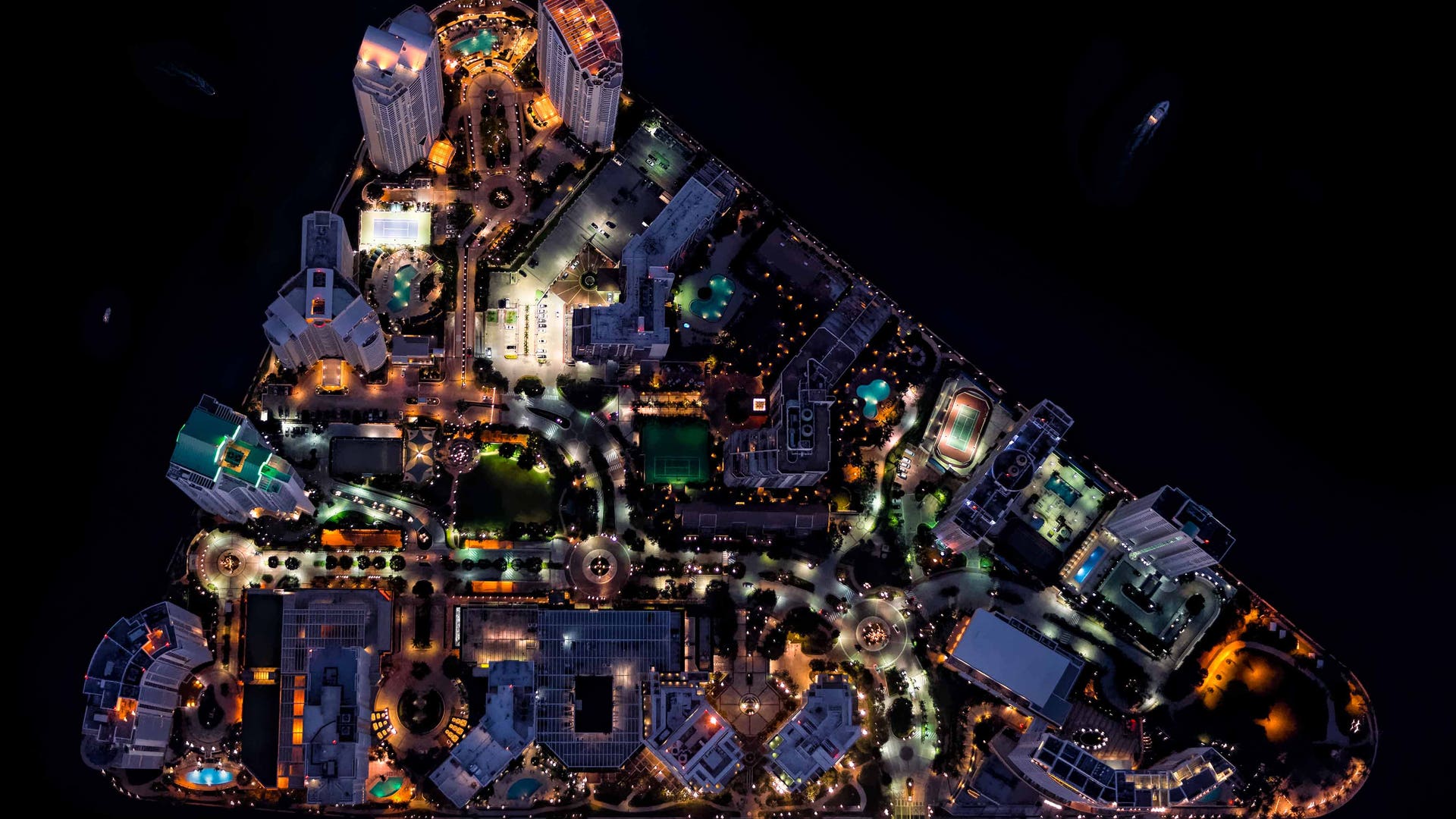 Urban Pinball at Night