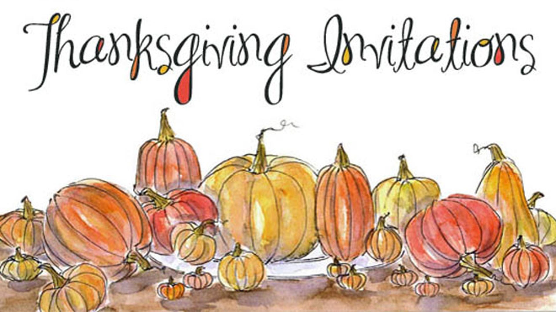 I is for invitations. Let people know you are throwing this year’s thankful celebration with an invitation. You can easily pick some up at the store or buy pretty card stock to create your own. For the technology savvy people in your family send an e-vite or Facebook invite.