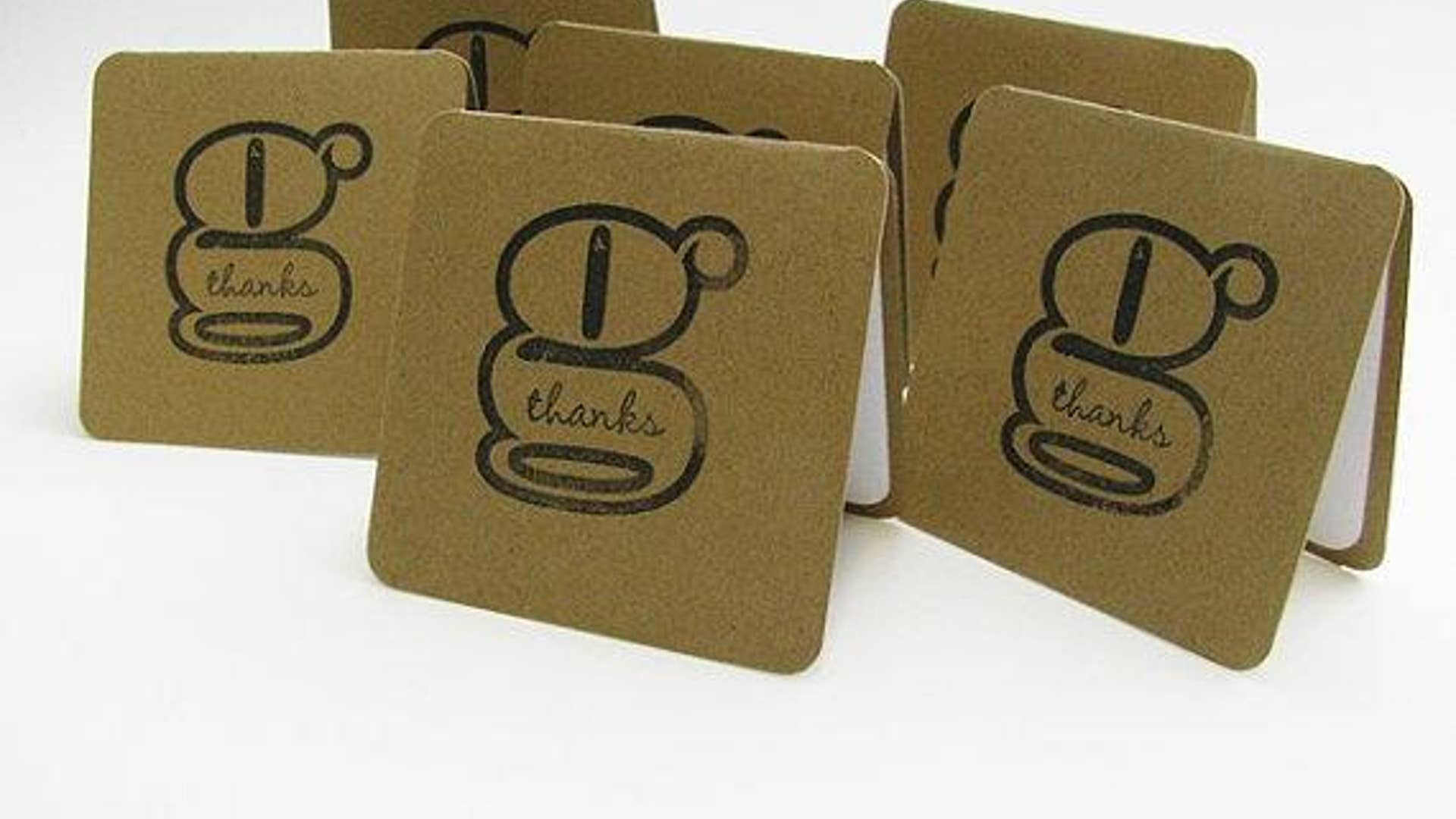 Mini Thank-You Note Cards